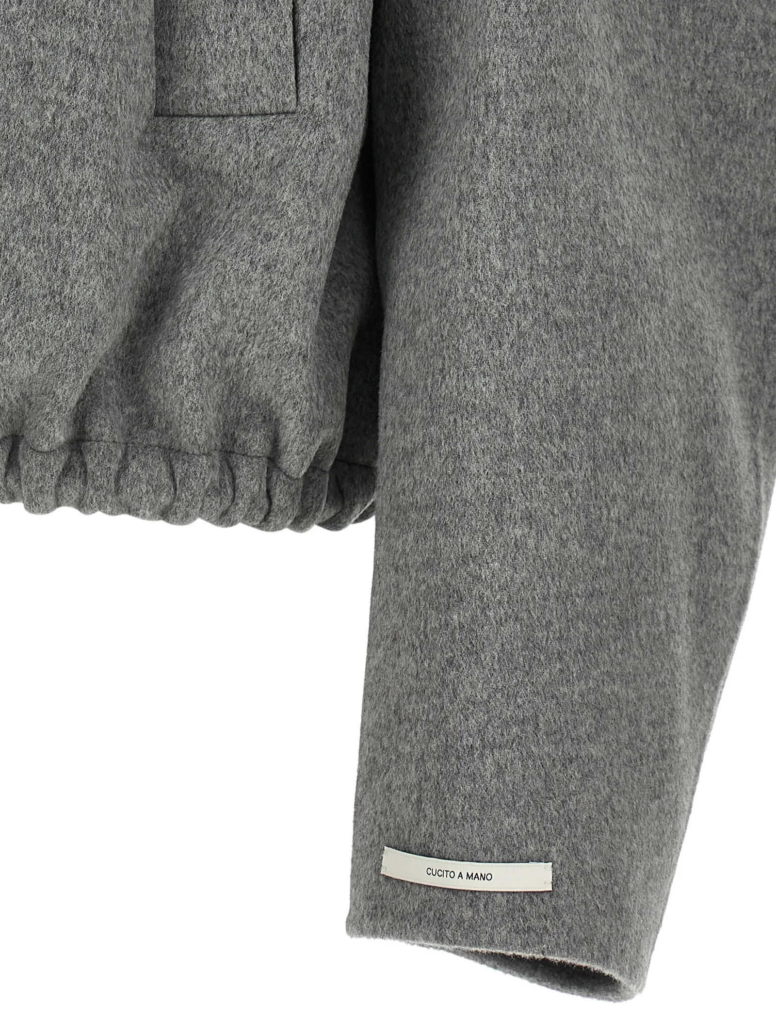Sportmax Gray Wool Women's Bomber - Sportmax - Modalova