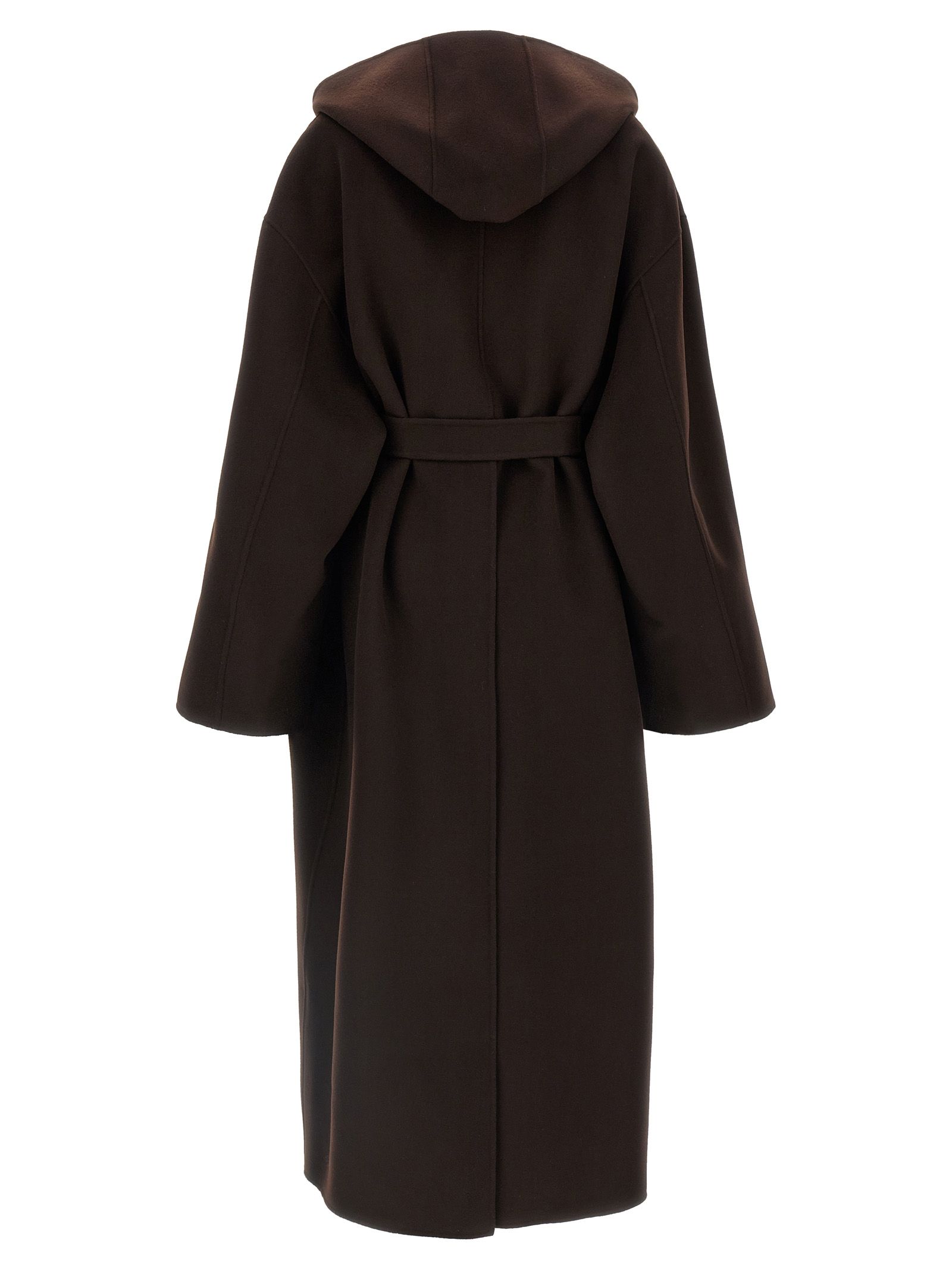 Sportmax Brown Wool Women's Coat - Sportmax - Modalova