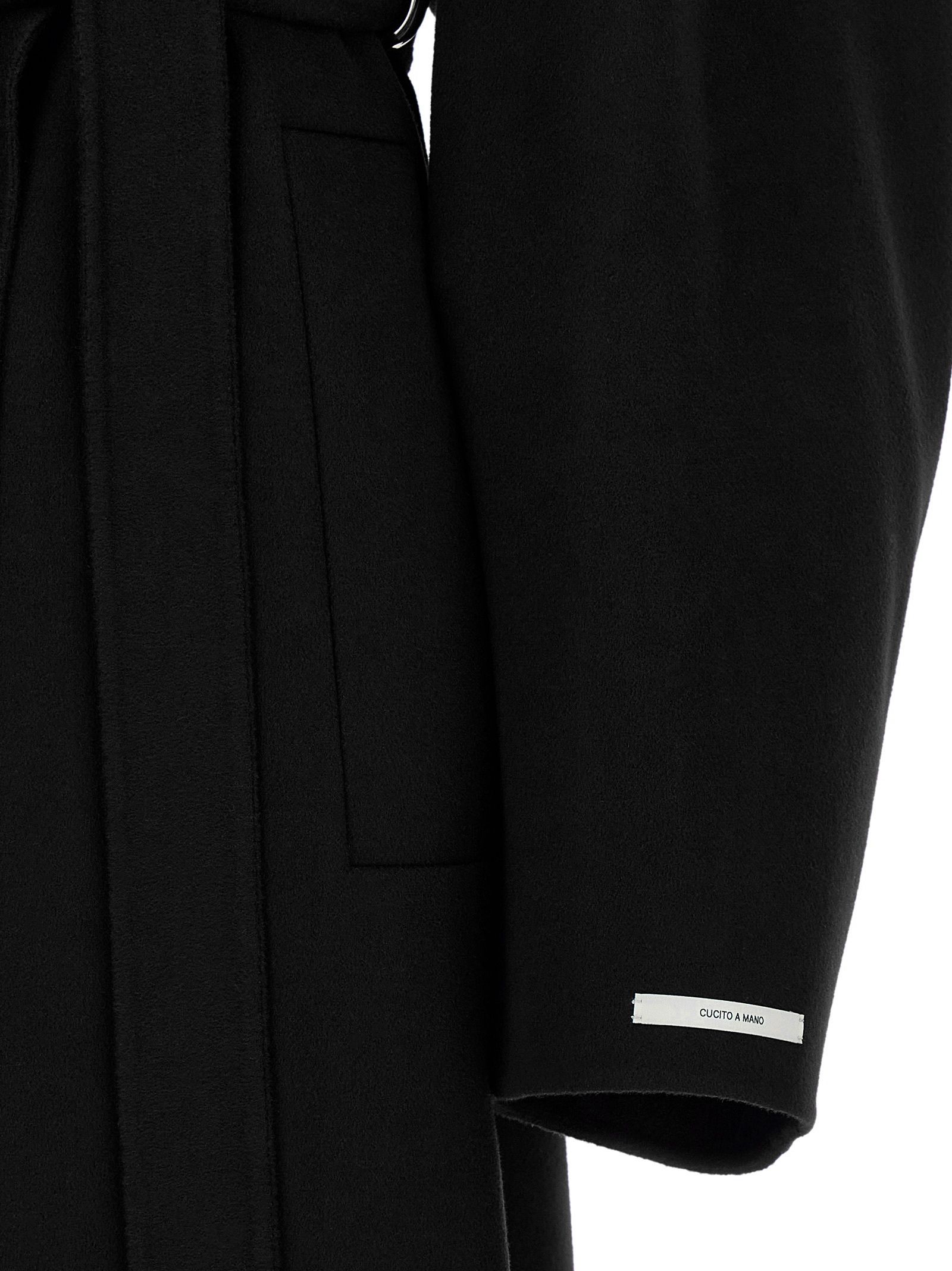 Sportmax Black Wool Women's Coat - Sportmax - Modalova