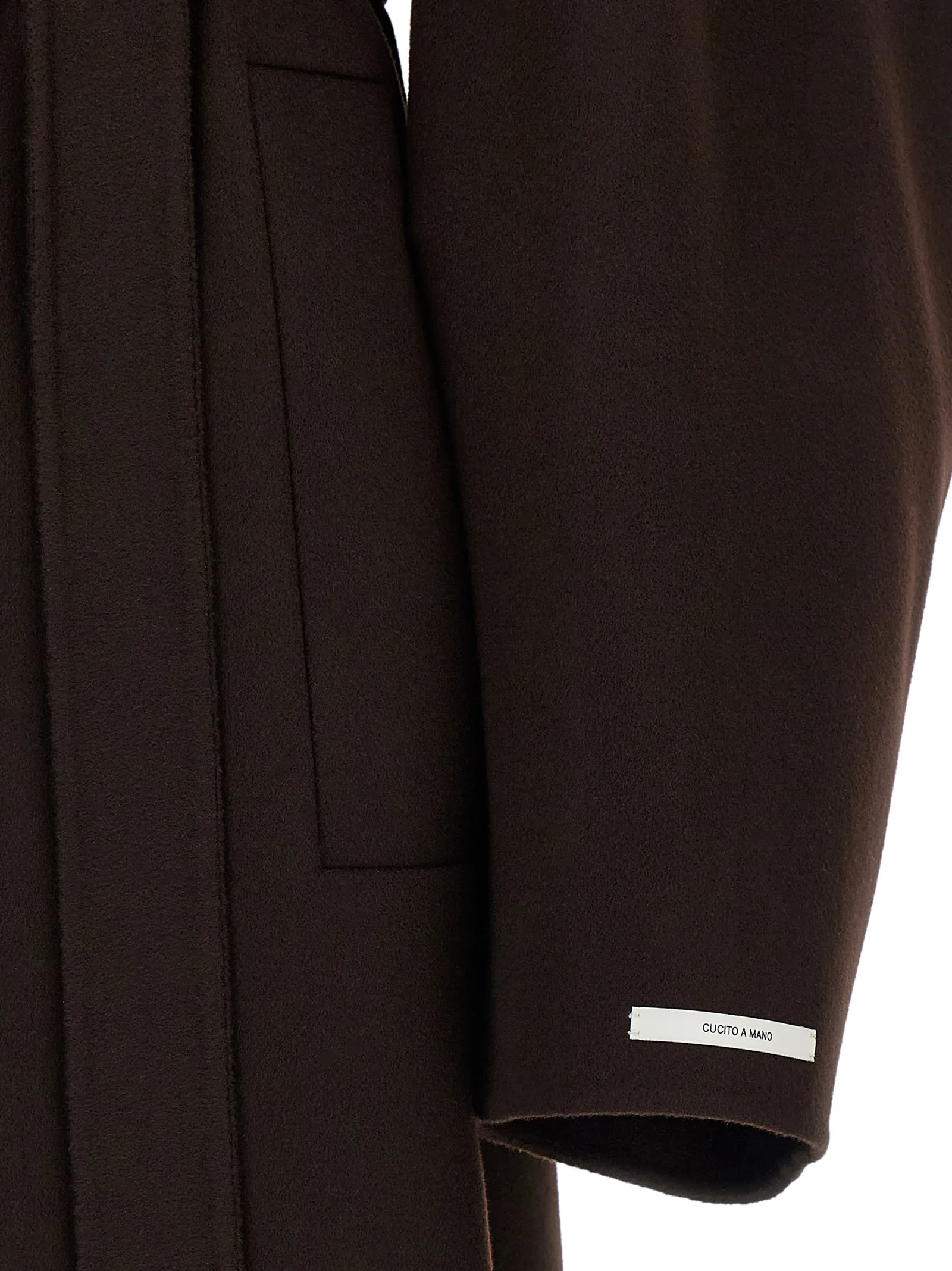 Sportmax Brown Wool Women's Coat - Sportmax - Modalova