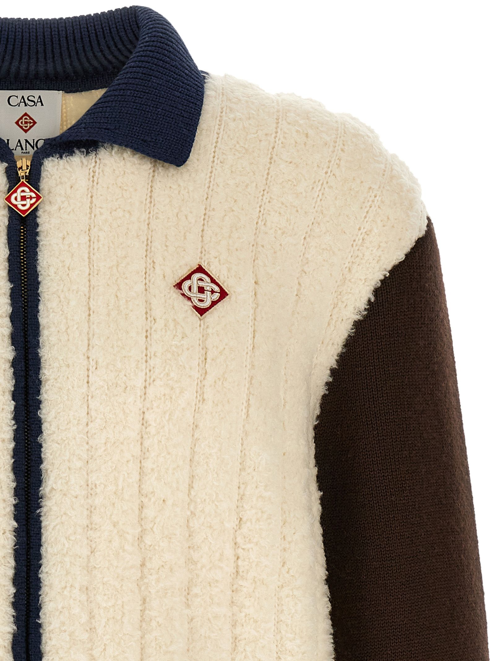 Wool Full-Length Men's Jacket - Casablanca - Modalova