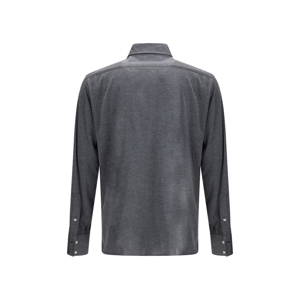 Silk Dress Men's Shirt - Brunello Cucinelli - Modalova