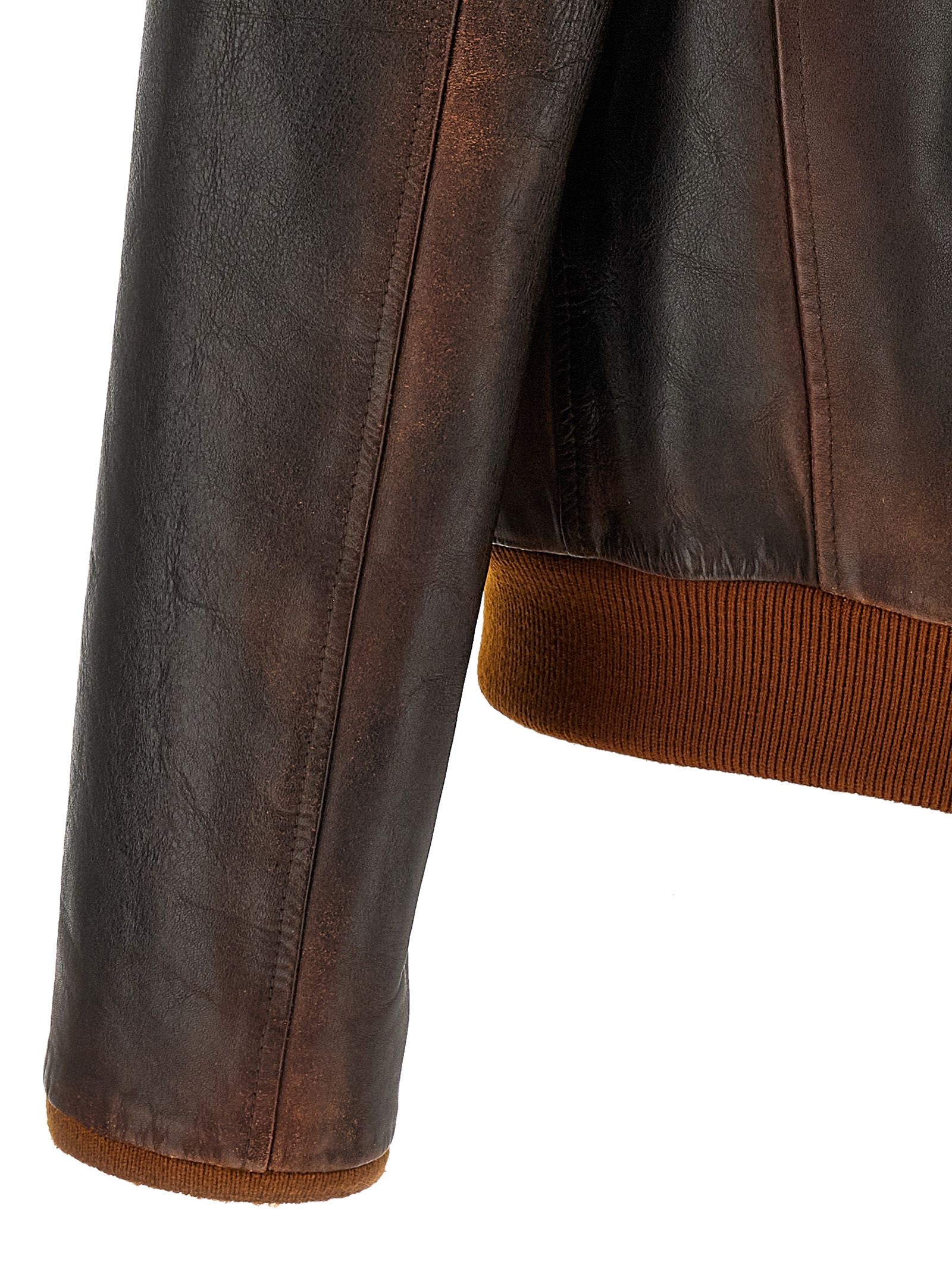 Cowhide Leather Men's Jacket - Golden Goose - Modalova