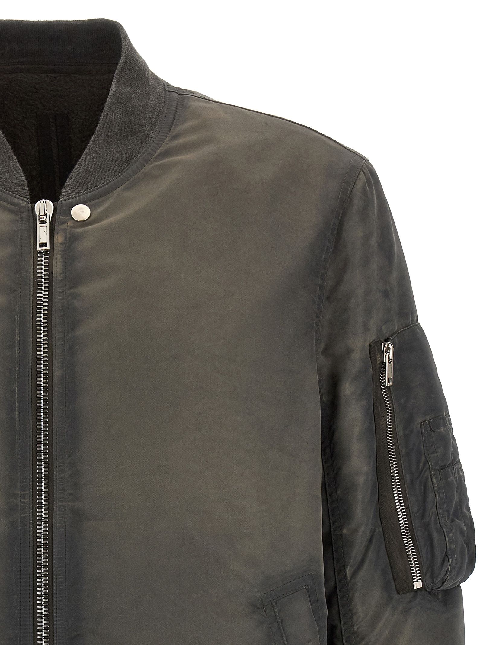 DRKSHDW Gray Nylon Men's Bomber - DRKSHDW - Modalova