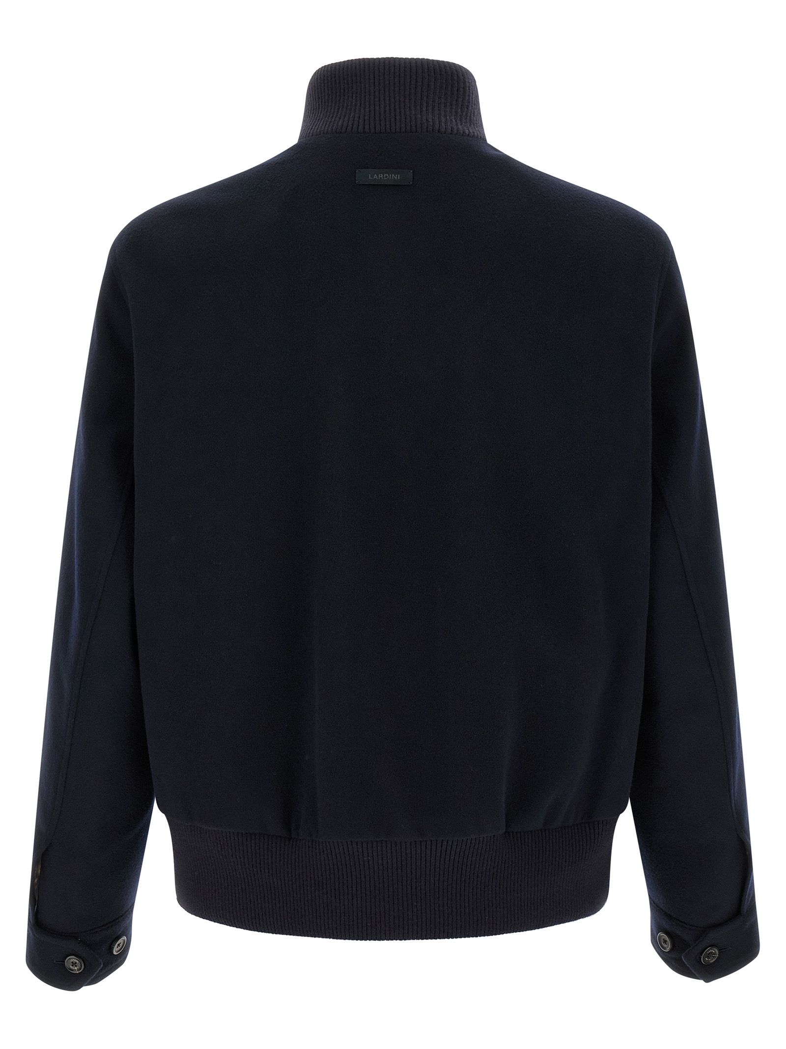 Virgin Wool Full-Length Men's Jacket - Lardini - Modalova