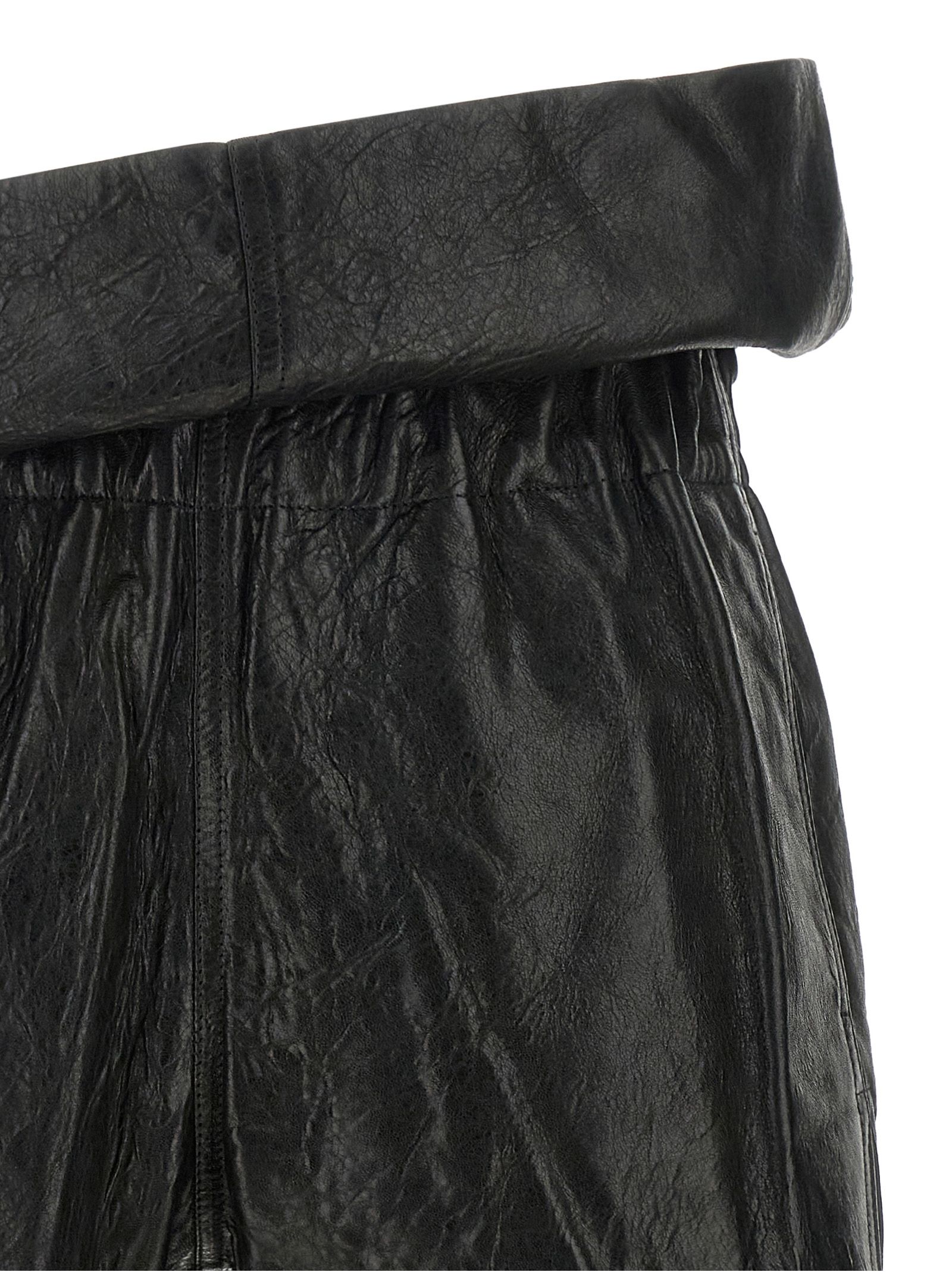 Lamb Leather Bermuda Women's Shorts - Rick Owens - Modalova