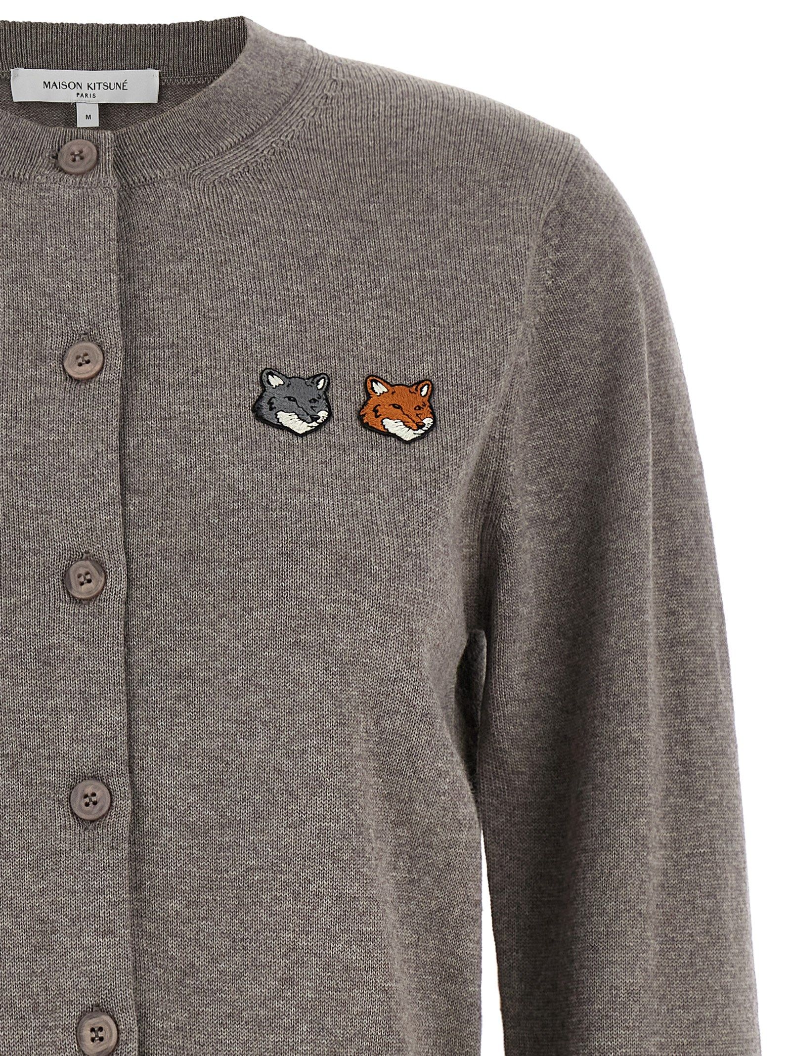 Wool Women's Cardigan - Maison Kitsuné - Modalova