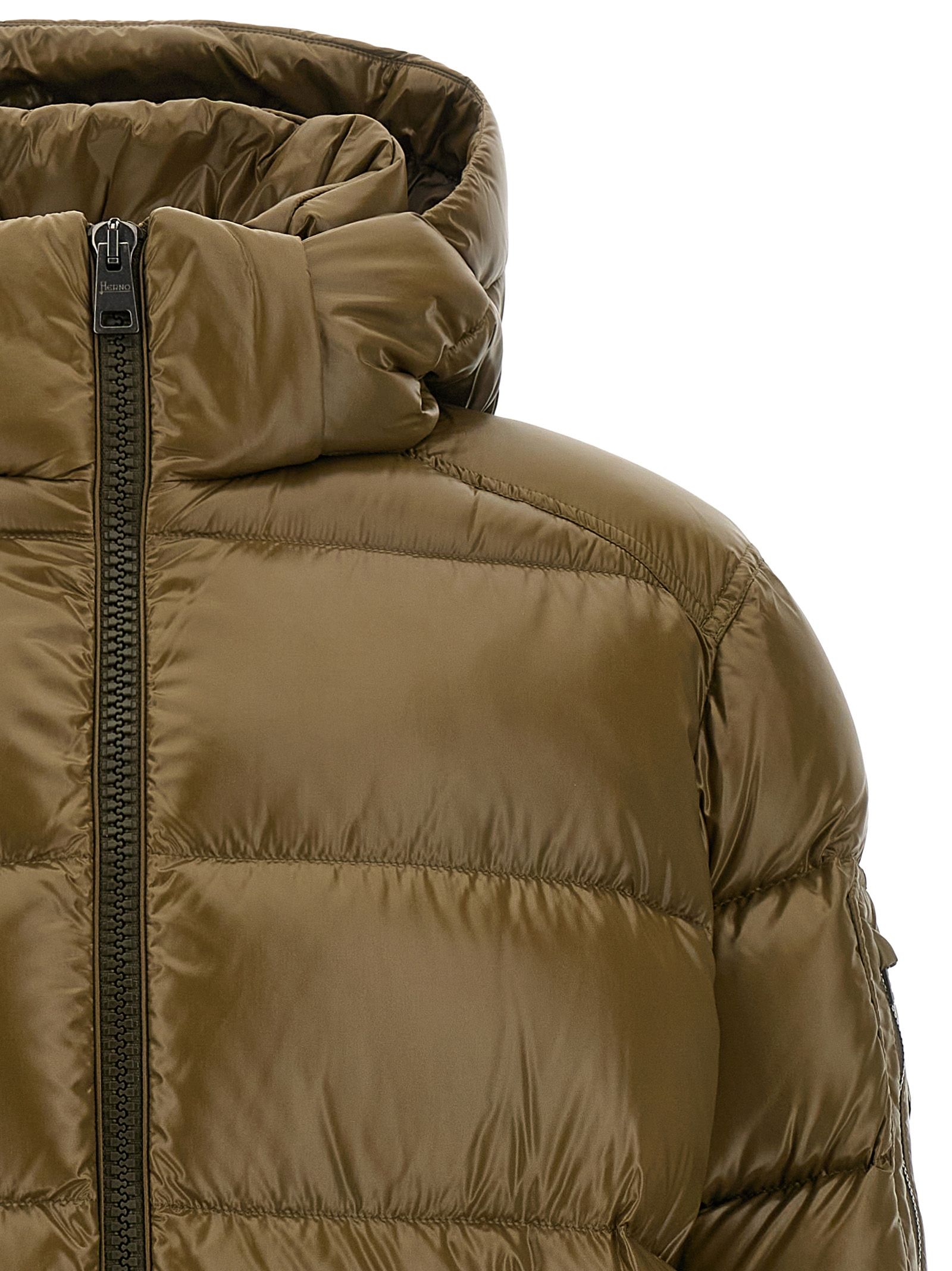 Polyamide Full-Length Men's Jacket - Herno - Modalova