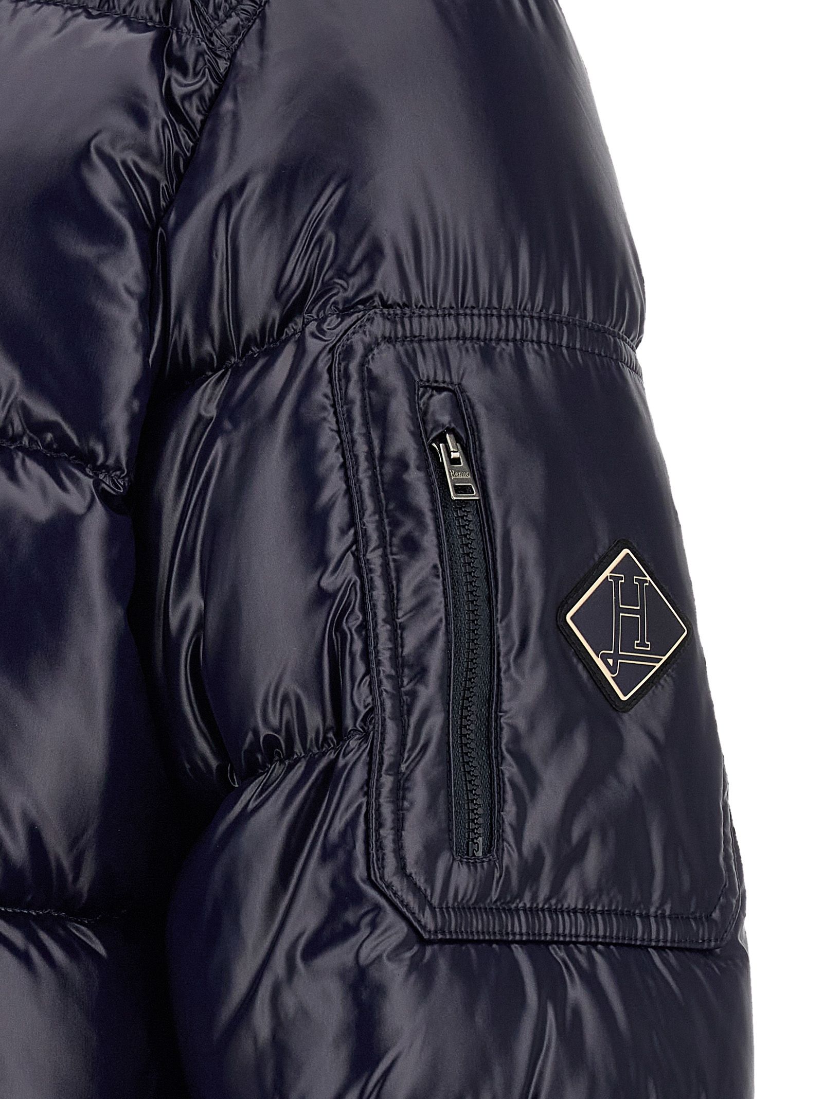 Polyamide Full-Length Men's Jacket - Herno - Modalova