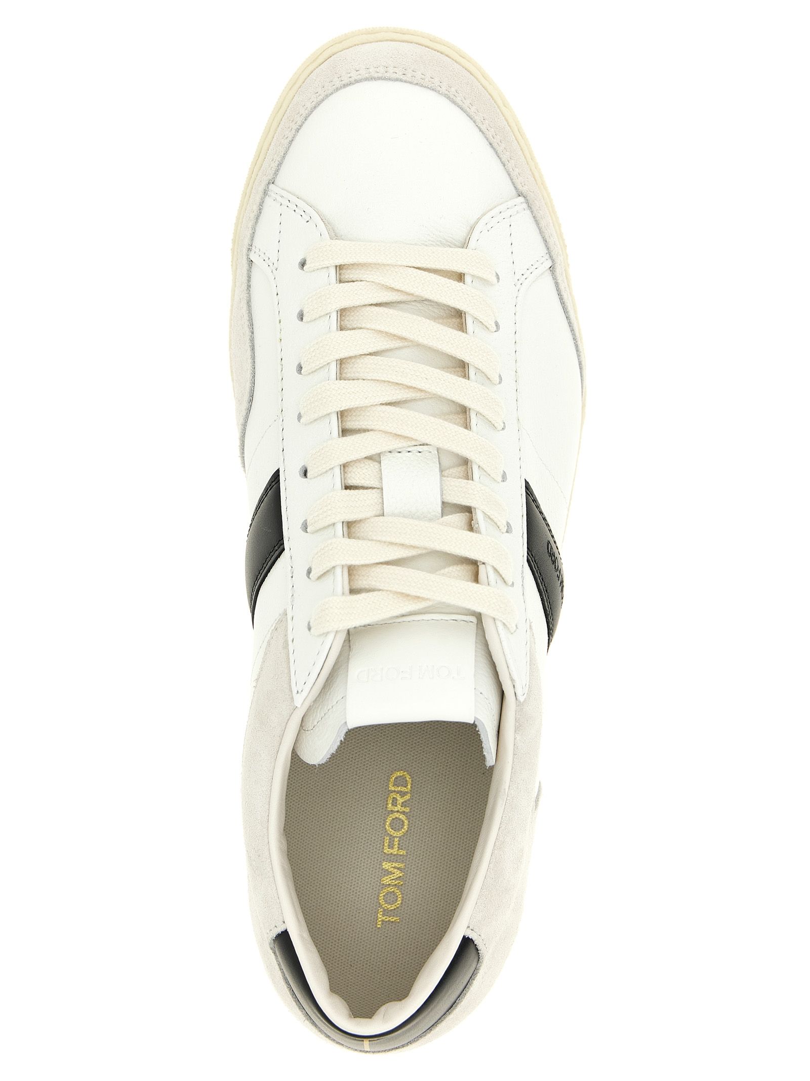 Leather Low Top Men's Sneakers - Tom Ford - Modalova