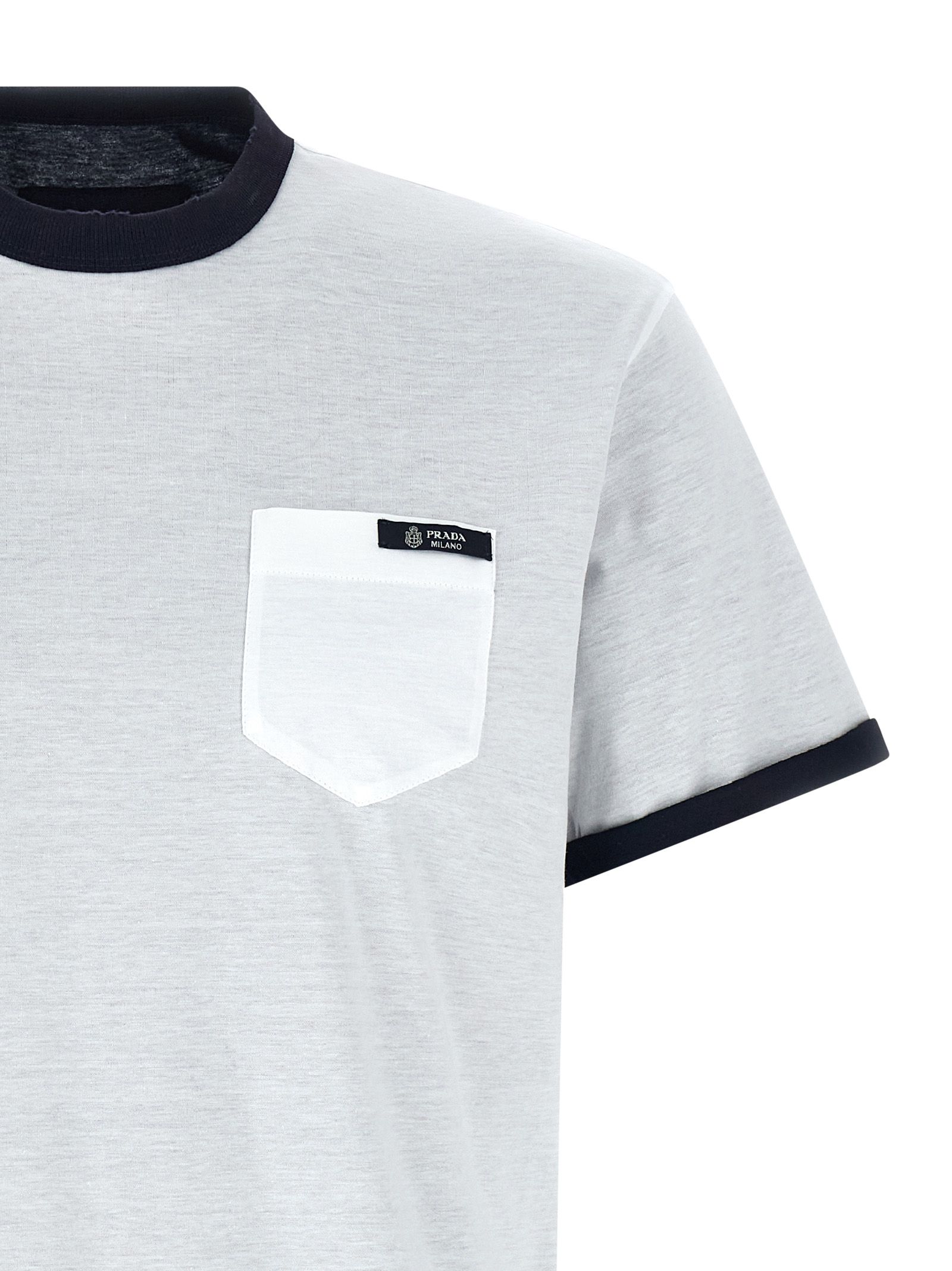 Cotton Men's T-Shirt - Prada - Modalova