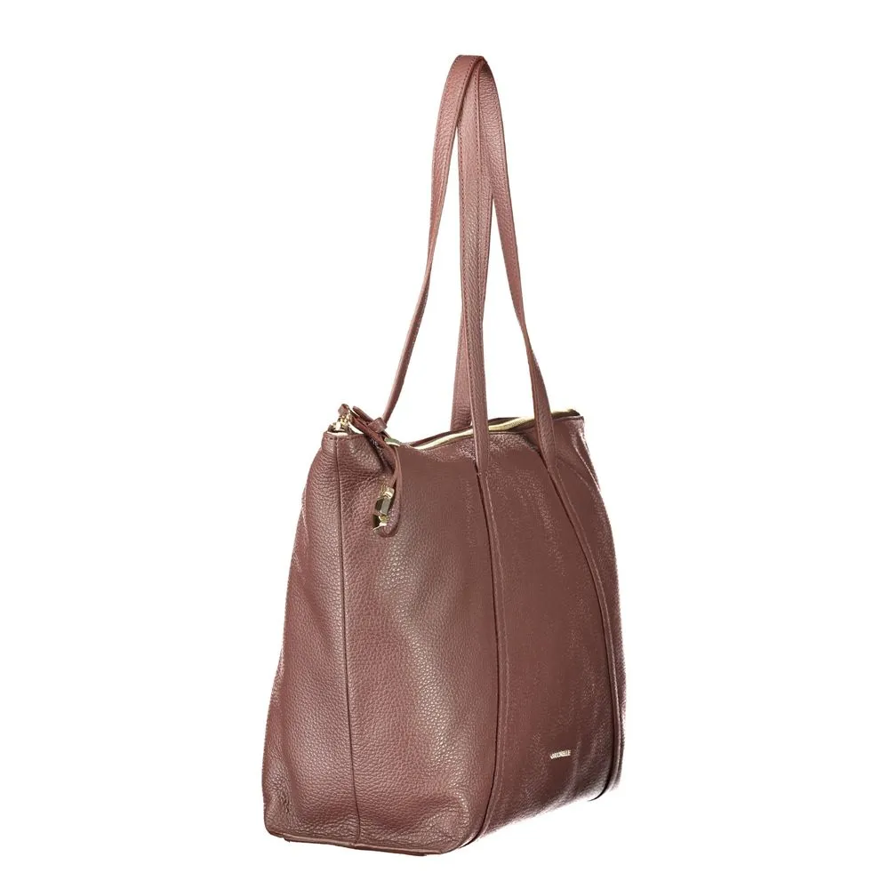 Coccinelle Brown Leather Womens Bag - Coccinelle - Modalova