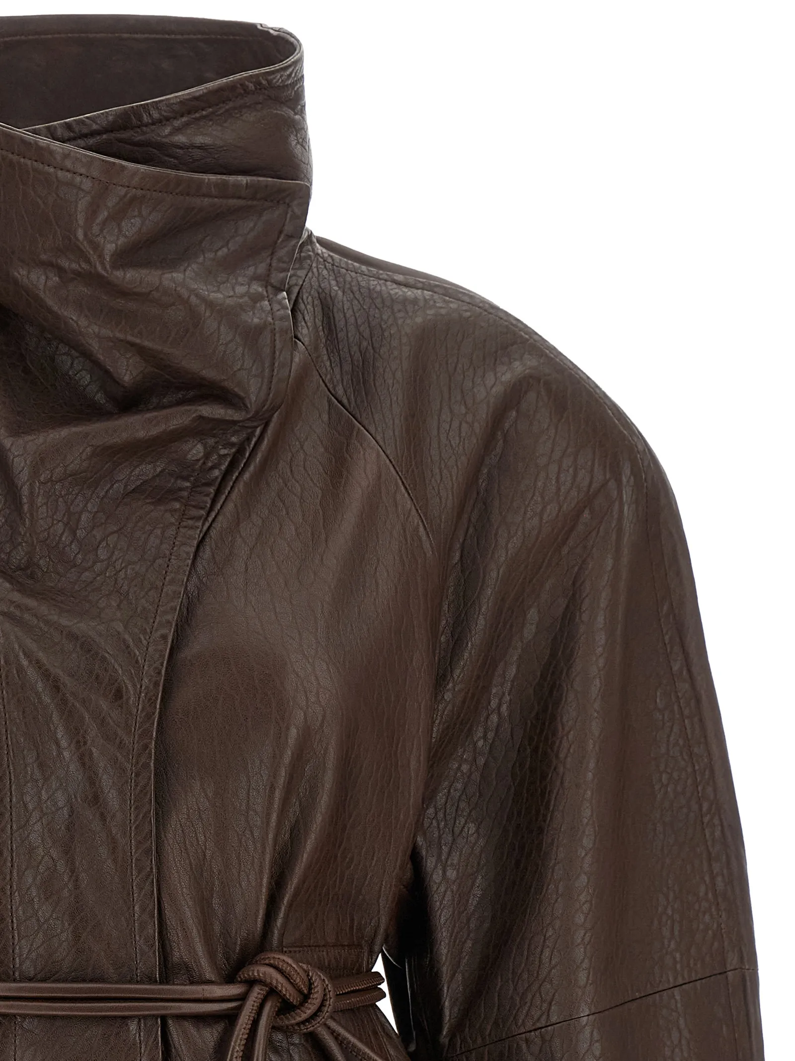 Lamb Leather Leather Women's Jacket - Sportmax - Modalova