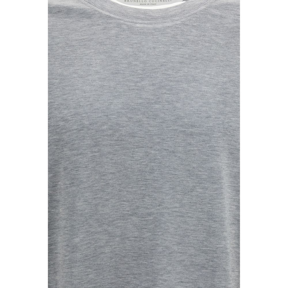 Cotton Men's T-Shirt - Brunello Cucinelli - Modalova