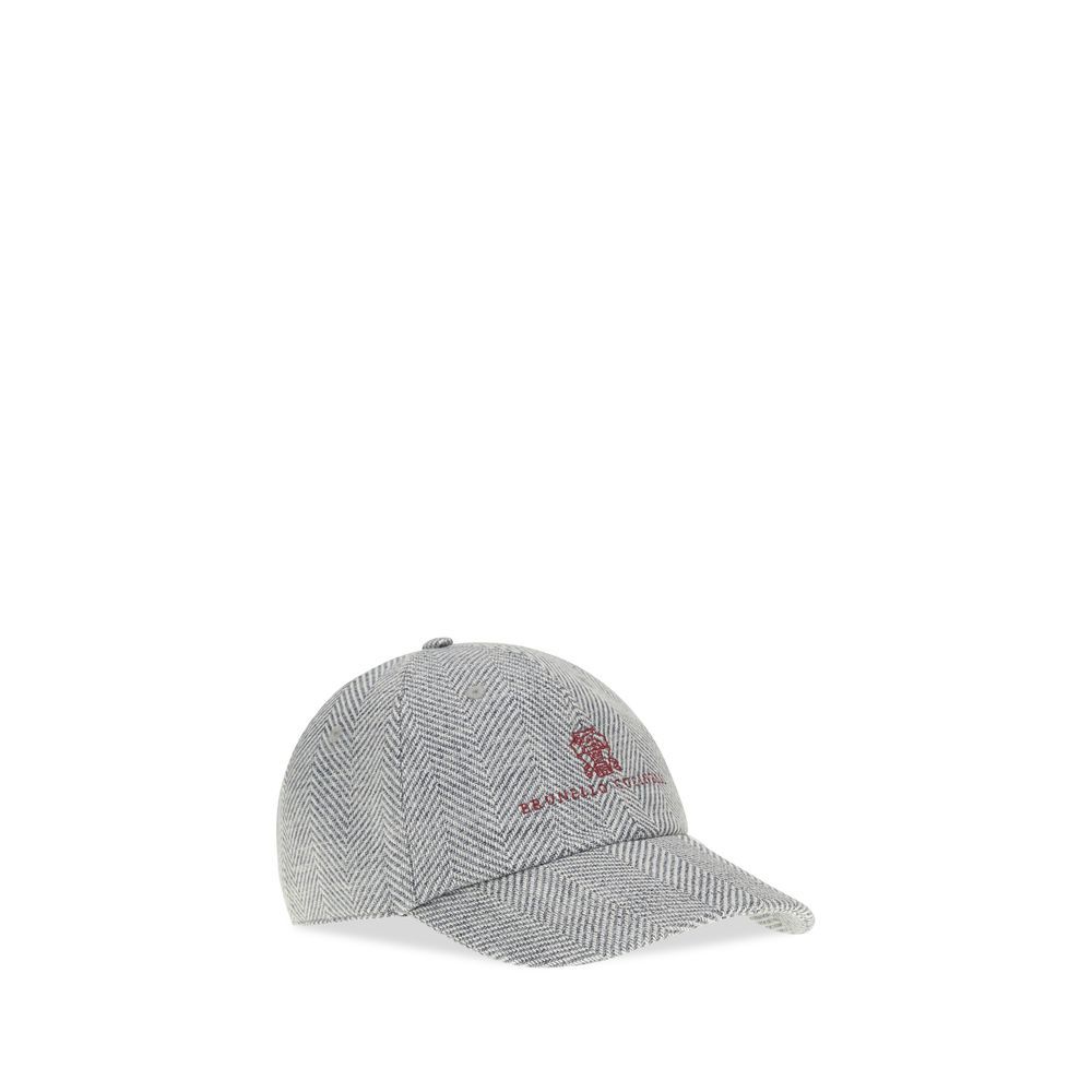 Wool Oves Aries Cap (Baseball Men's Hat) - Brunello Cucinelli - Modalova