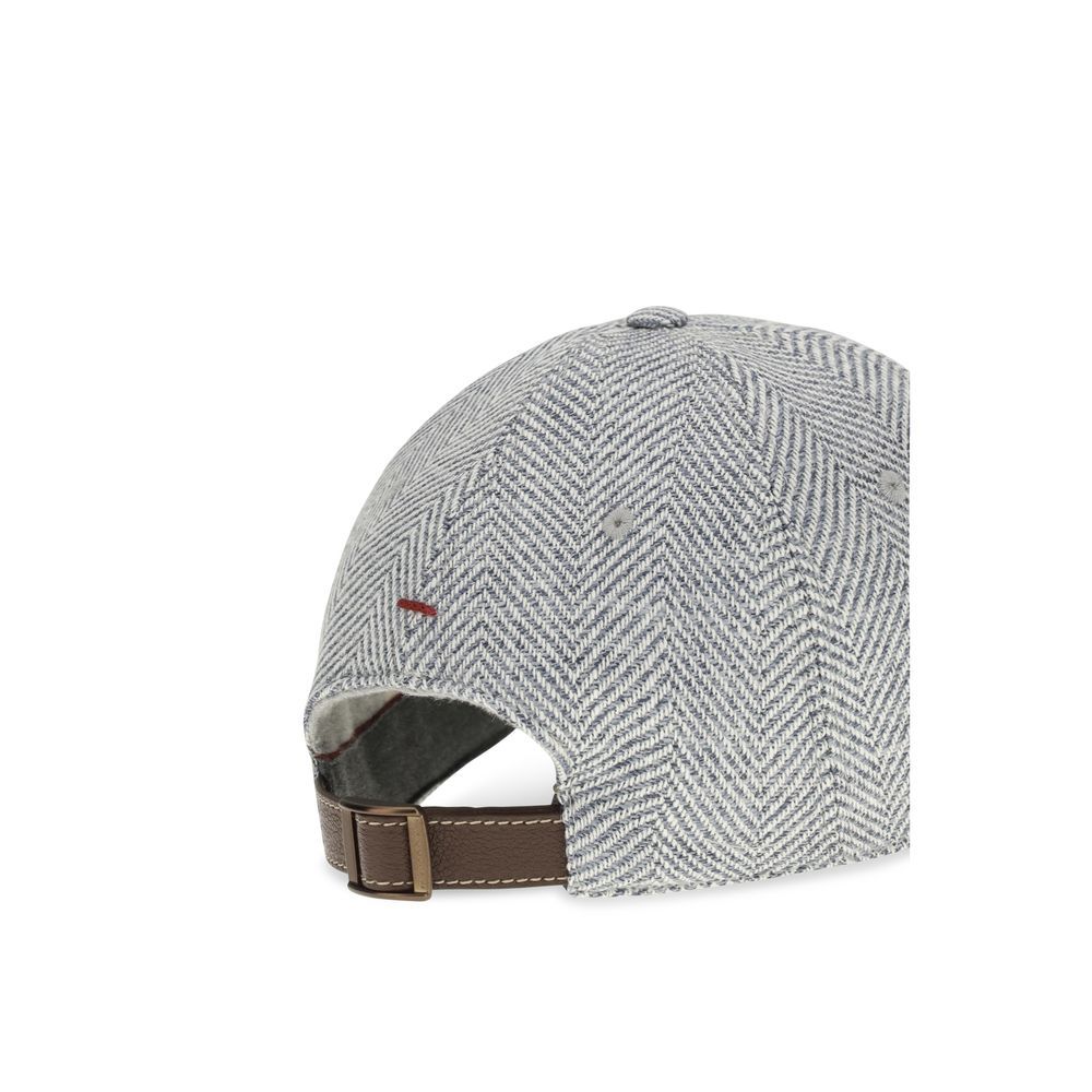 Wool Oves Aries Cap (Baseball Men's Hat) - Brunello Cucinelli - Modalova