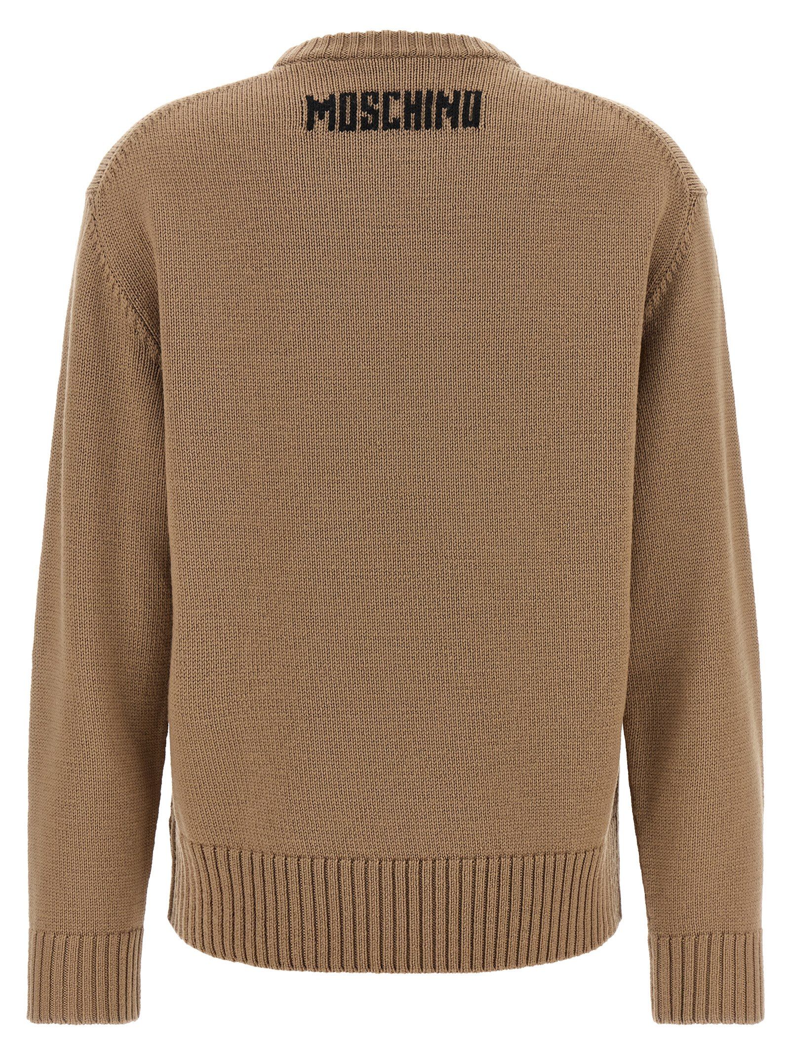 Virgin Wool Women's Cardigan - Moschino - Modalova