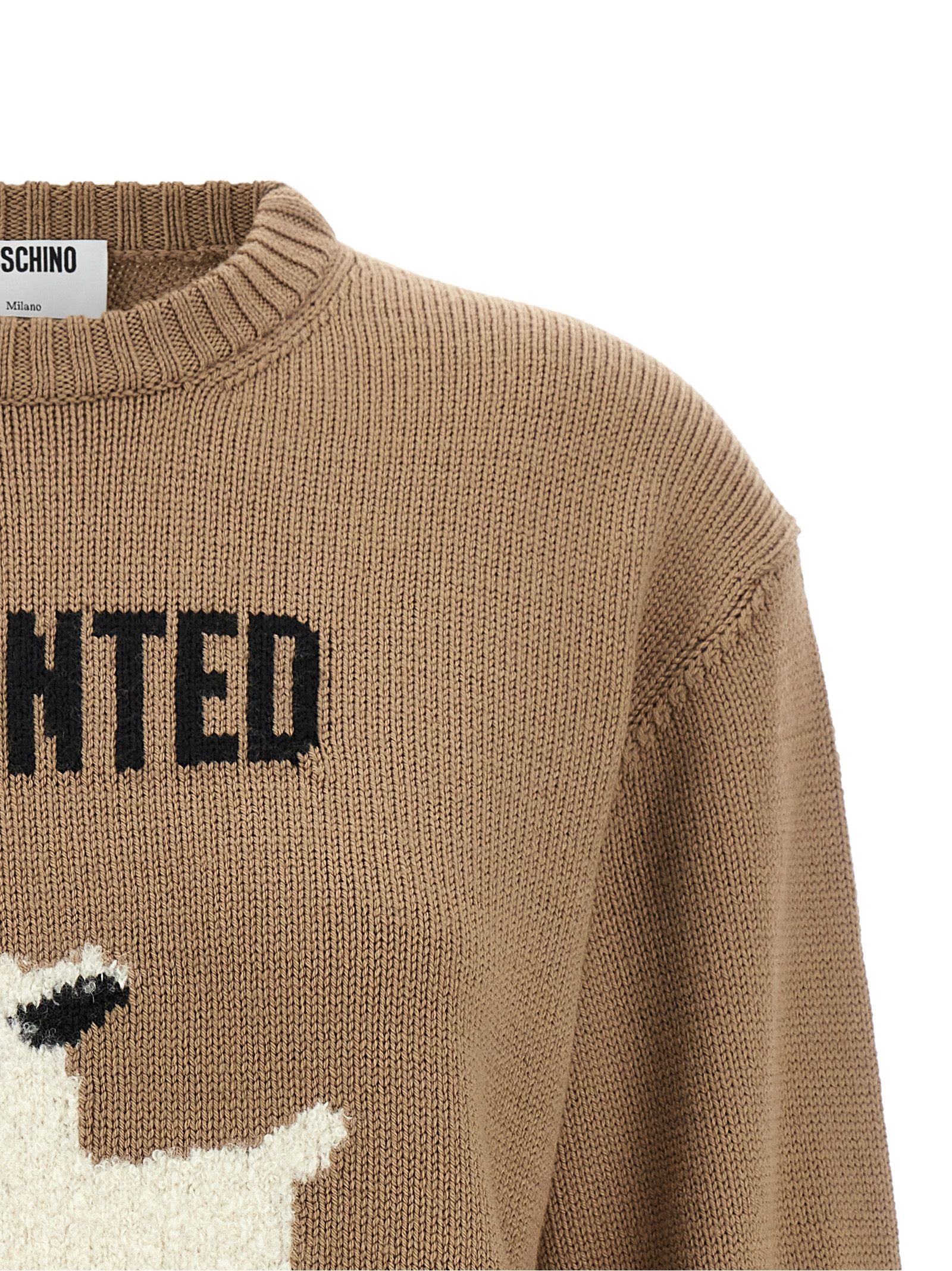 Virgin Wool Women's Cardigan - Moschino - Modalova
