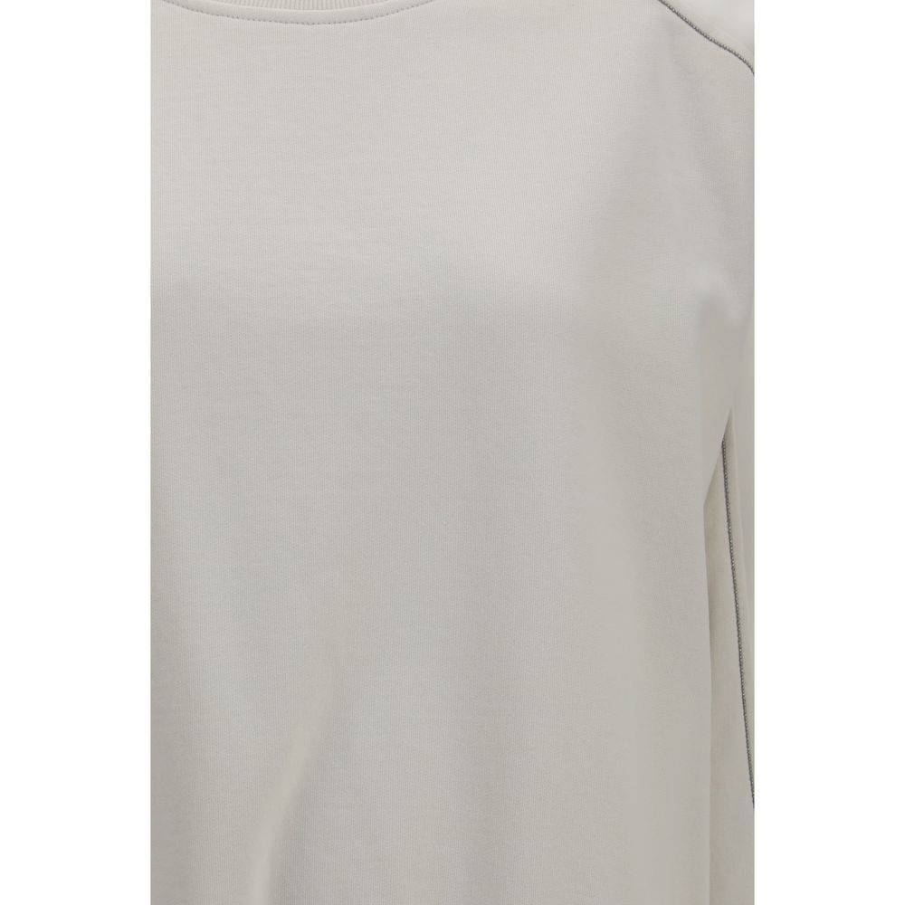 Cotton Women's Sweatshirt - Brunello Cucinelli - Modalova