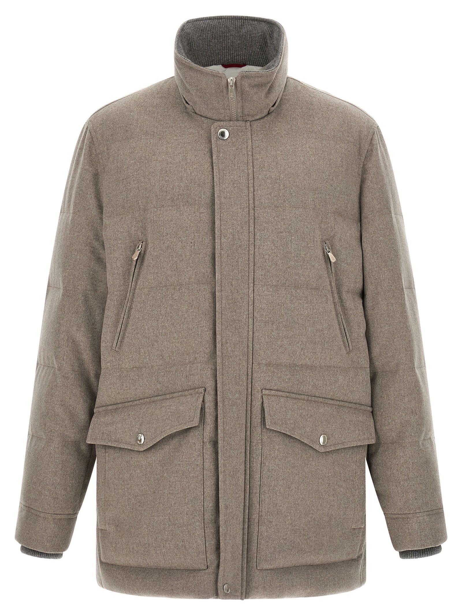 Wool Men's Parka - Brunello Cucinelli - Modalova