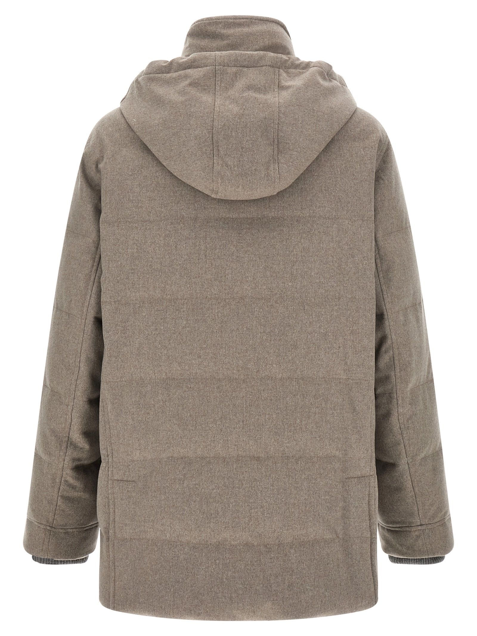 Wool Men's Parka - Brunello Cucinelli - Modalova