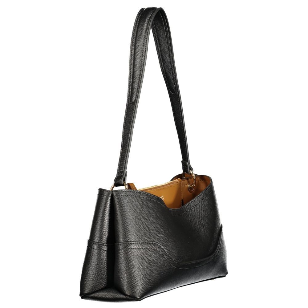 Nero Polyurethane Women Bag with Compartments and Central Women's Pocket - Twinset - Modalova