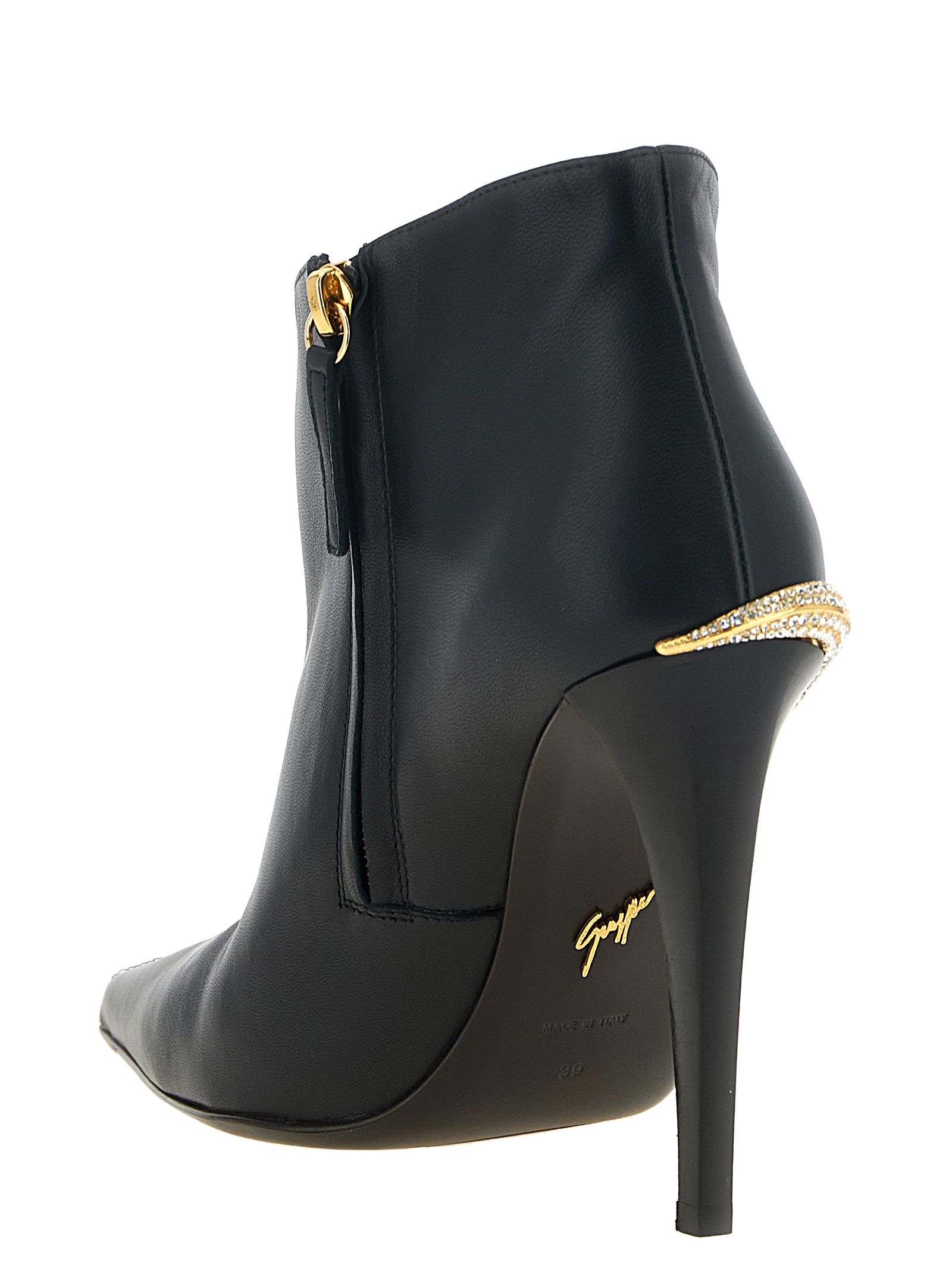 Lamb Leather Ankle Women's Boots - Giuseppe Zanotti - Modalova