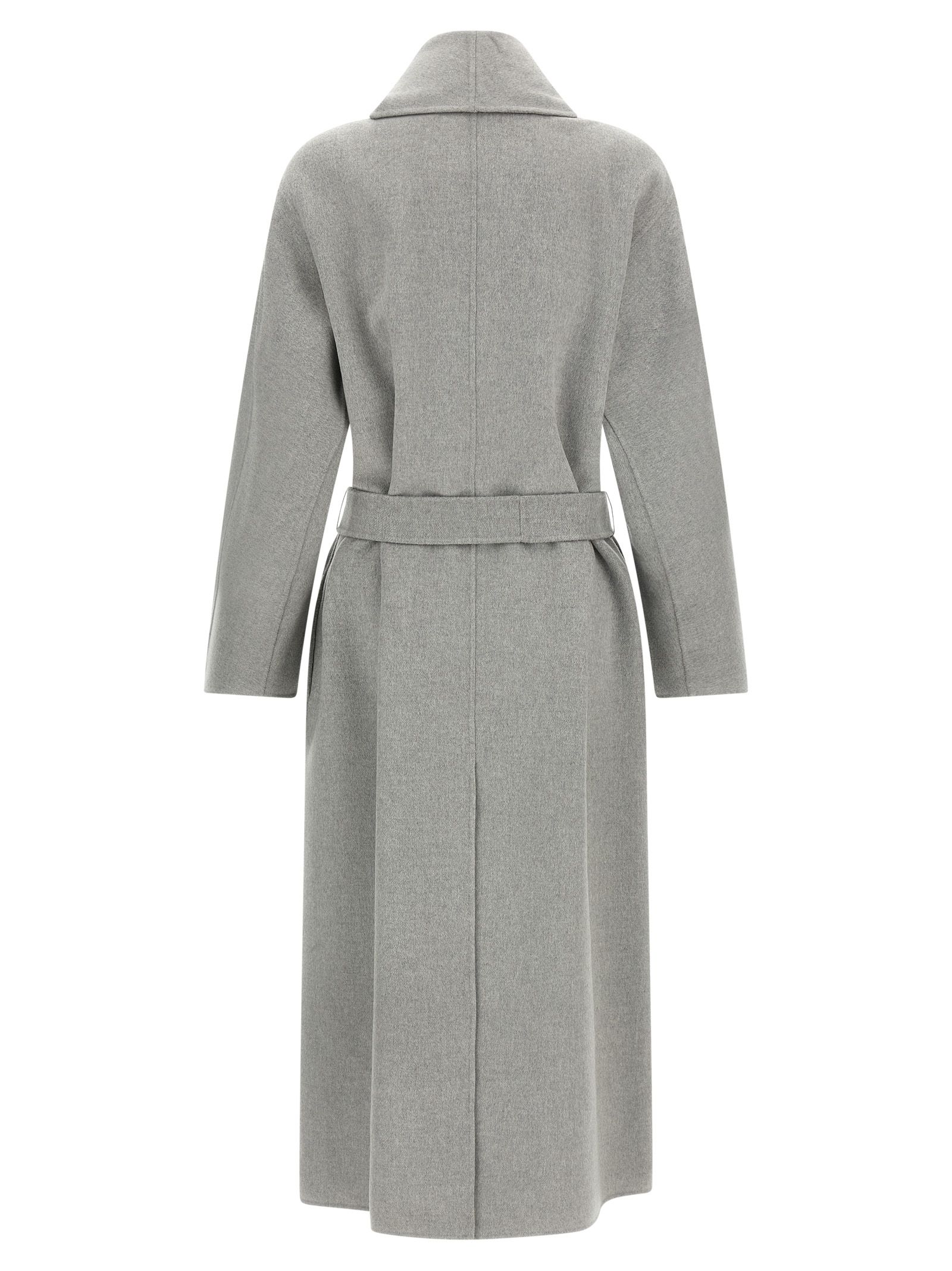 S Max Mara Gray Wool Women's Coat - 'S Max Mara - Modalova