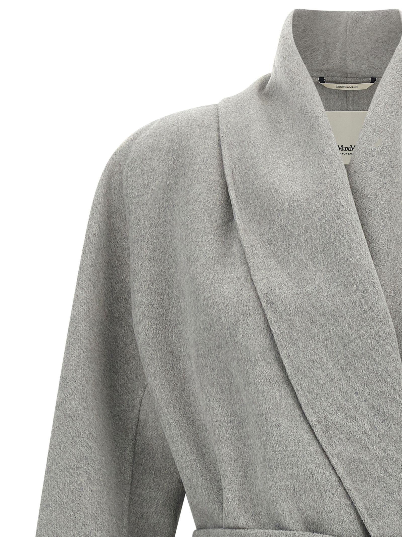 S Max Mara Gray Wool Women's Coat - 'S Max Mara - Modalova