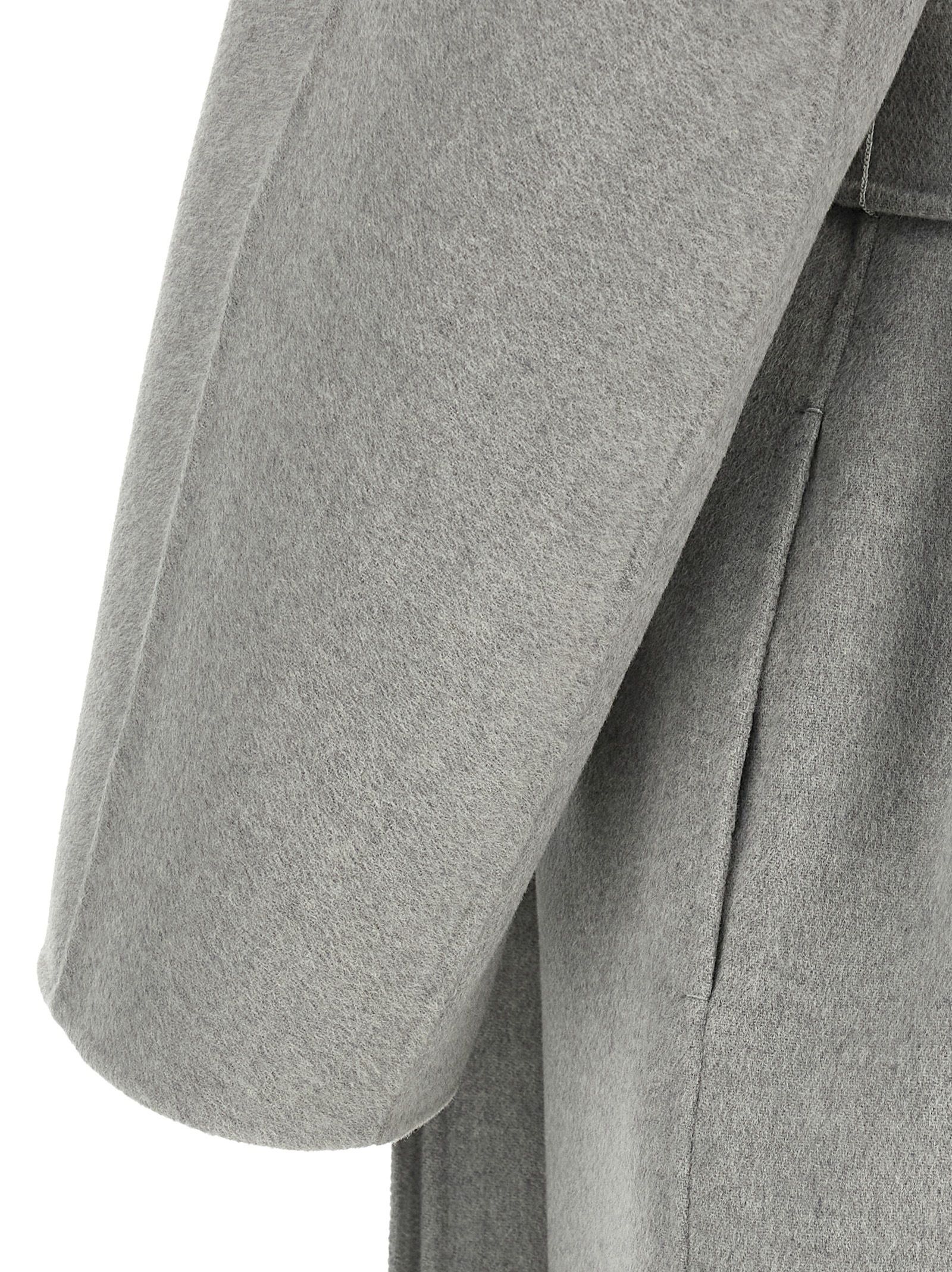 S Max Mara Gray Wool Women's Coat - 'S Max Mara - Modalova