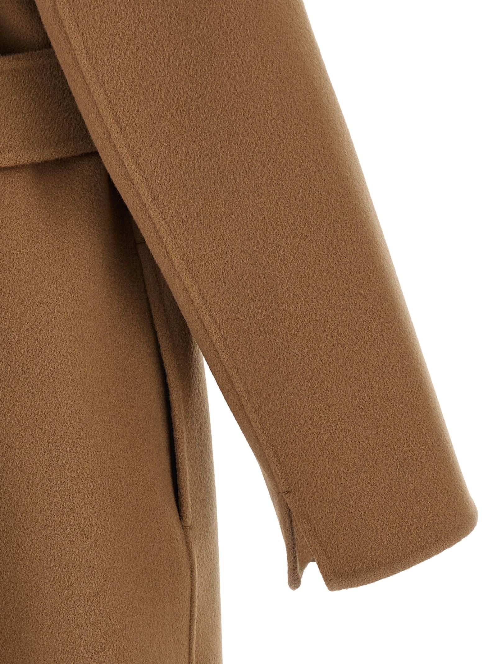 S Max Mara Beige Wool Women's Coat - 'S Max Mara - Modalova
