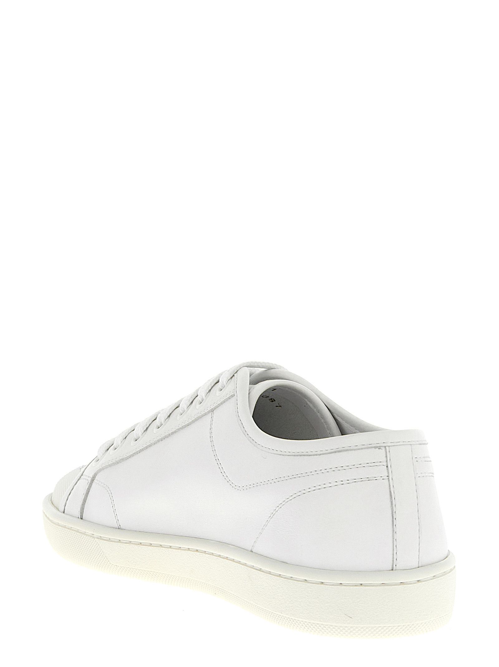 Calfskin Low Top Men's Sneakers - Saint Laurent - Modalova