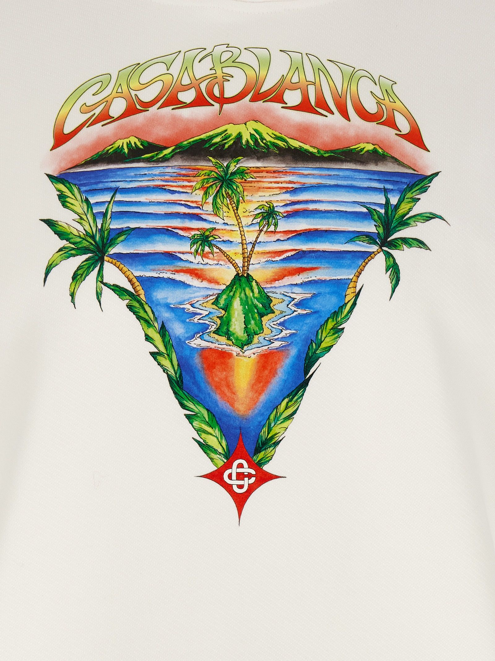 Organic Cotton Men's Sweatshirt - Casablanca - Modalova