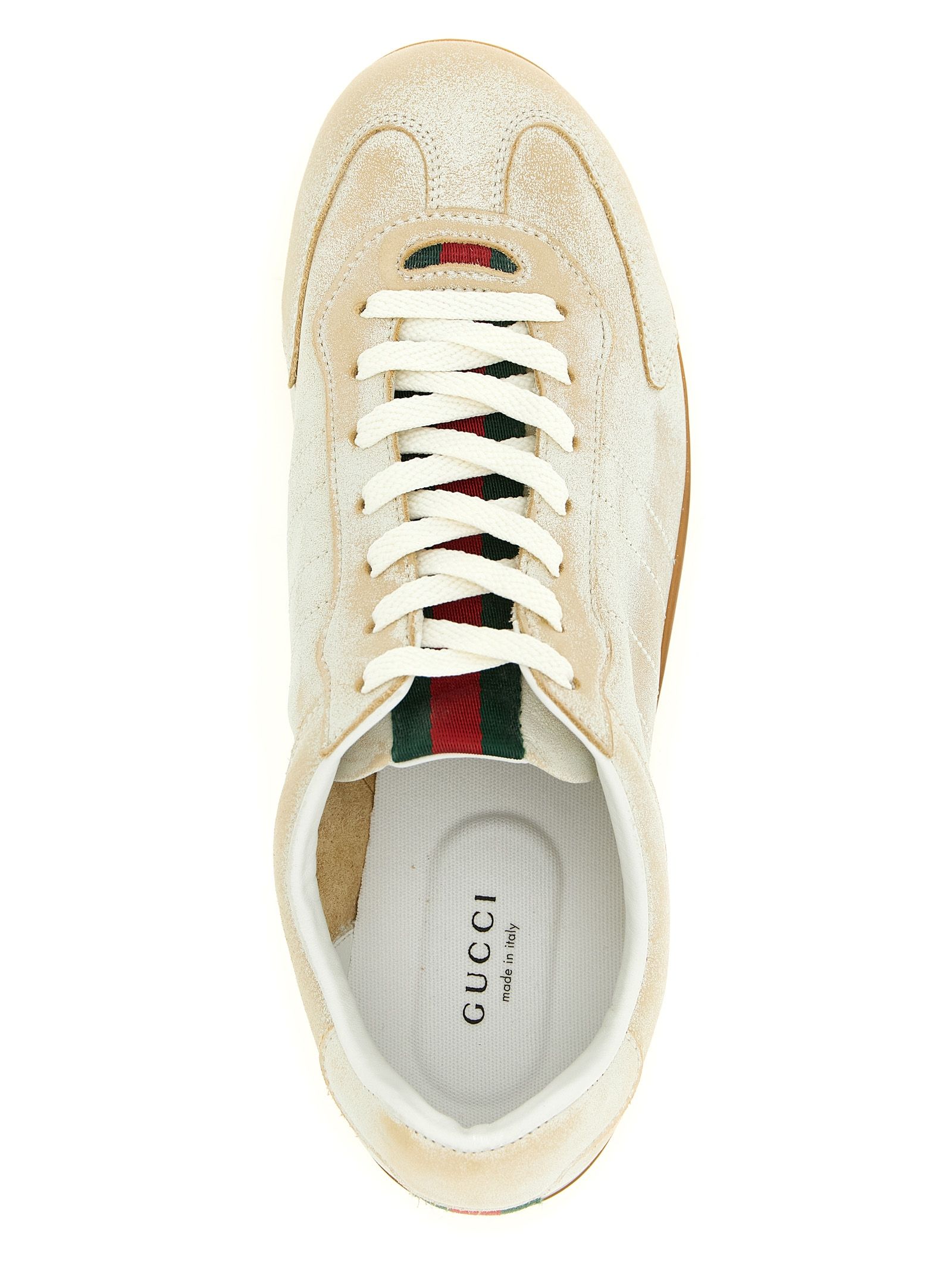 Calfskin Low Top Women's Sneakers - Gucci - Modalova