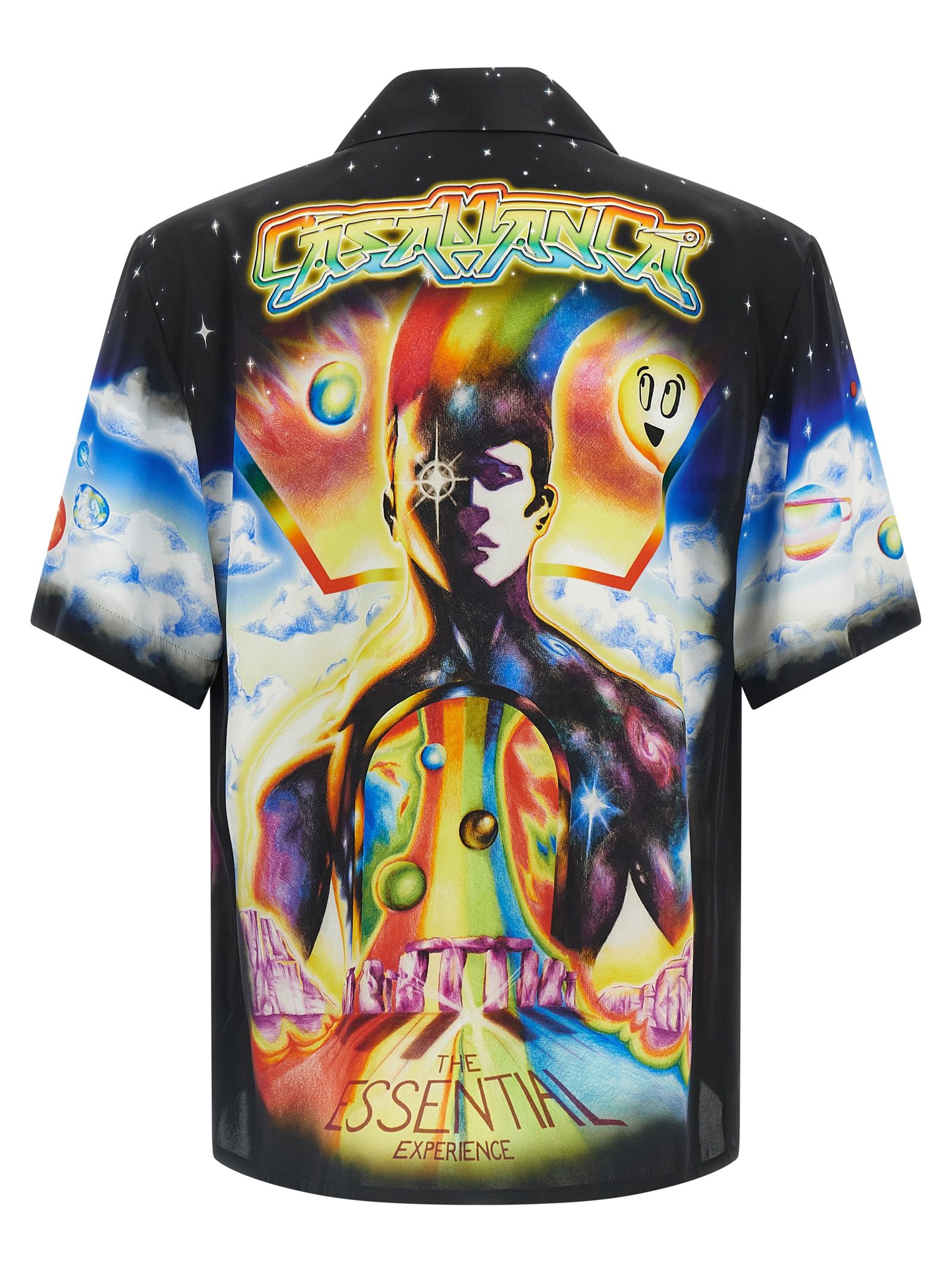Silk Men's Blouse - Casablanca - Modalova