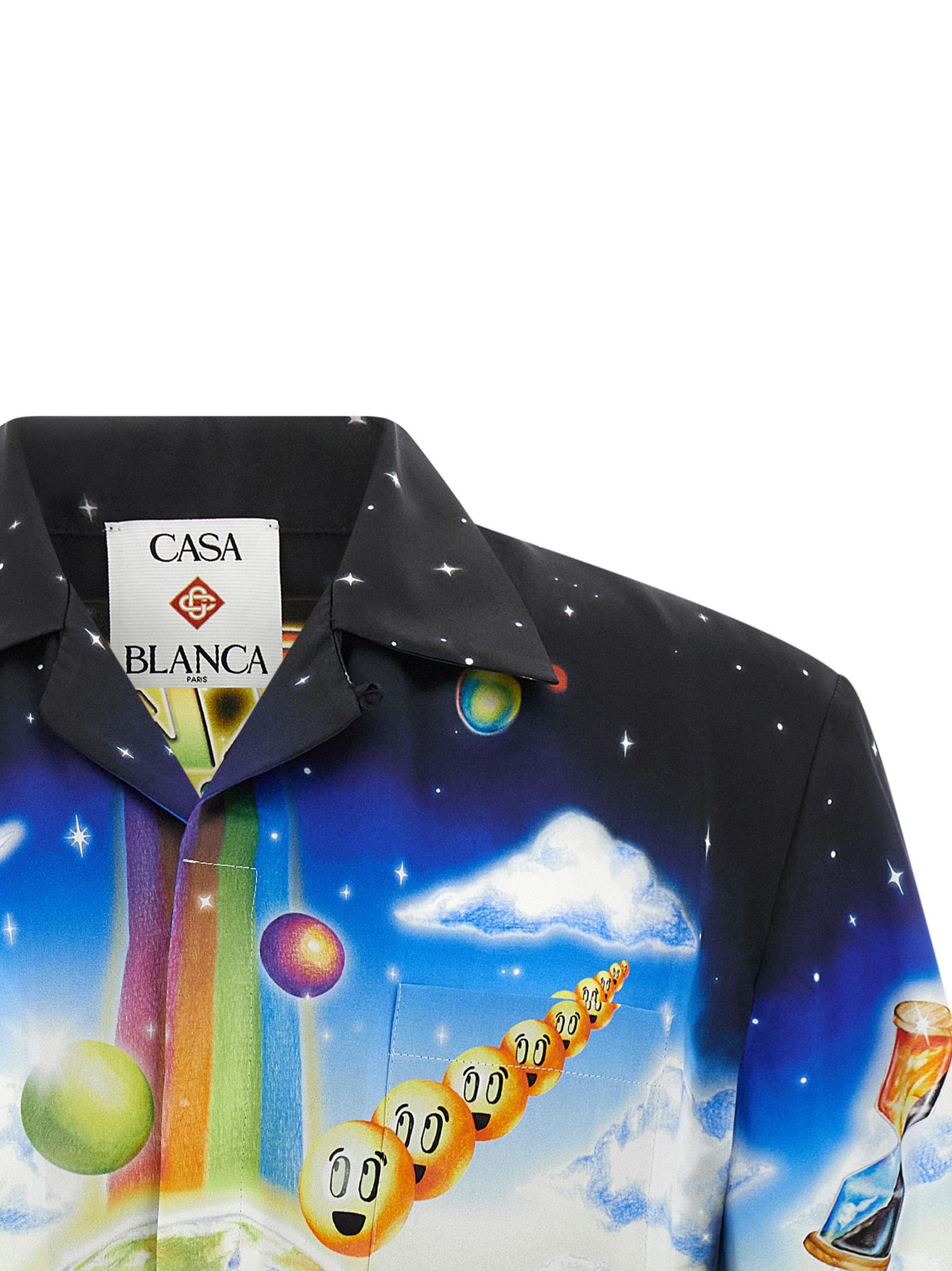 Silk Men's Blouse - Casablanca - Modalova