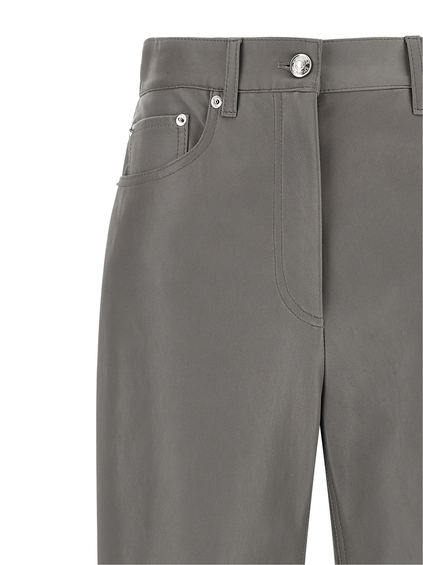 Lamb Leather Casual Women's Pants - Sportmax - Modalova