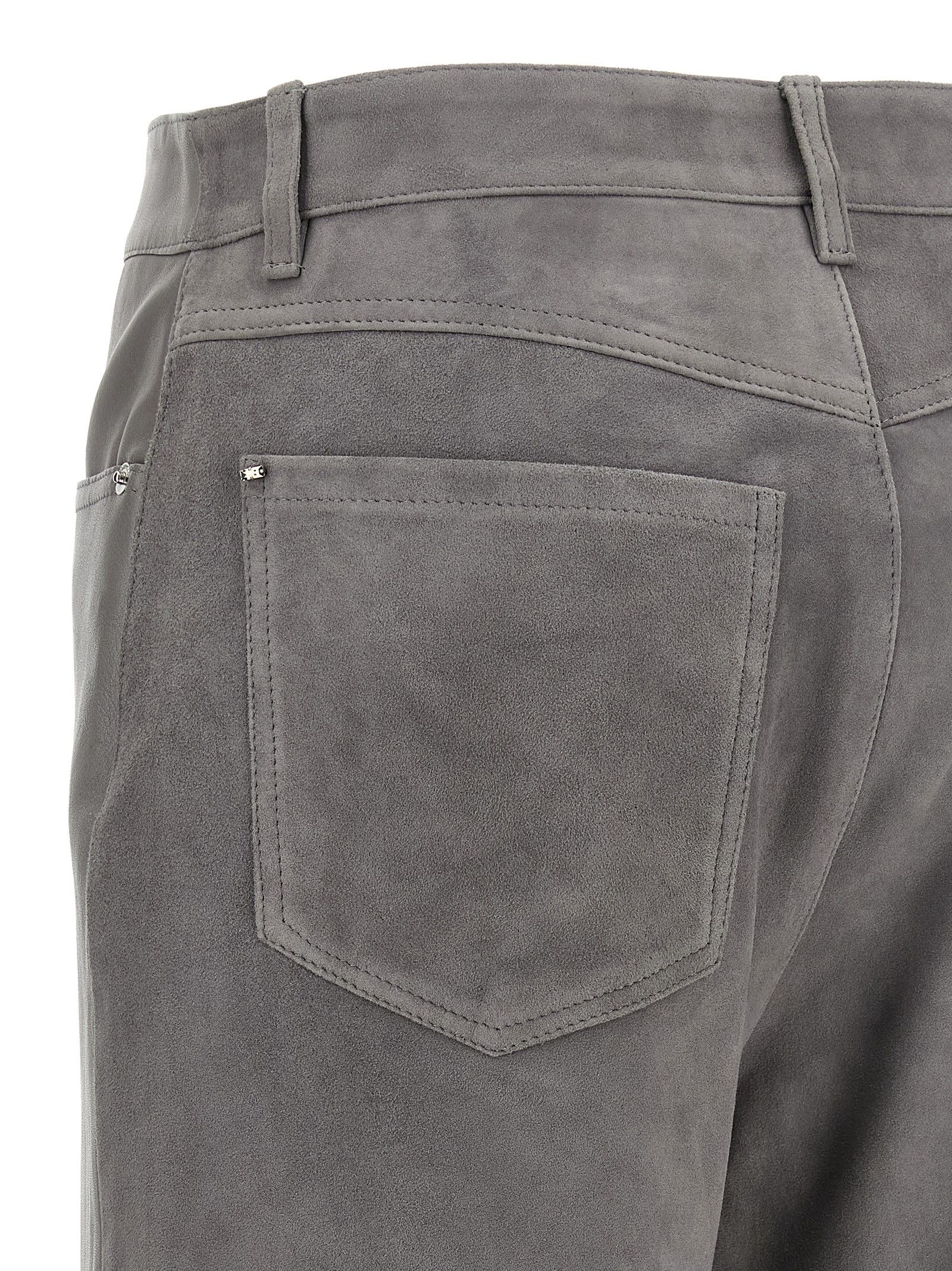 Lamb Leather Casual Women's Pants - Sportmax - Modalova