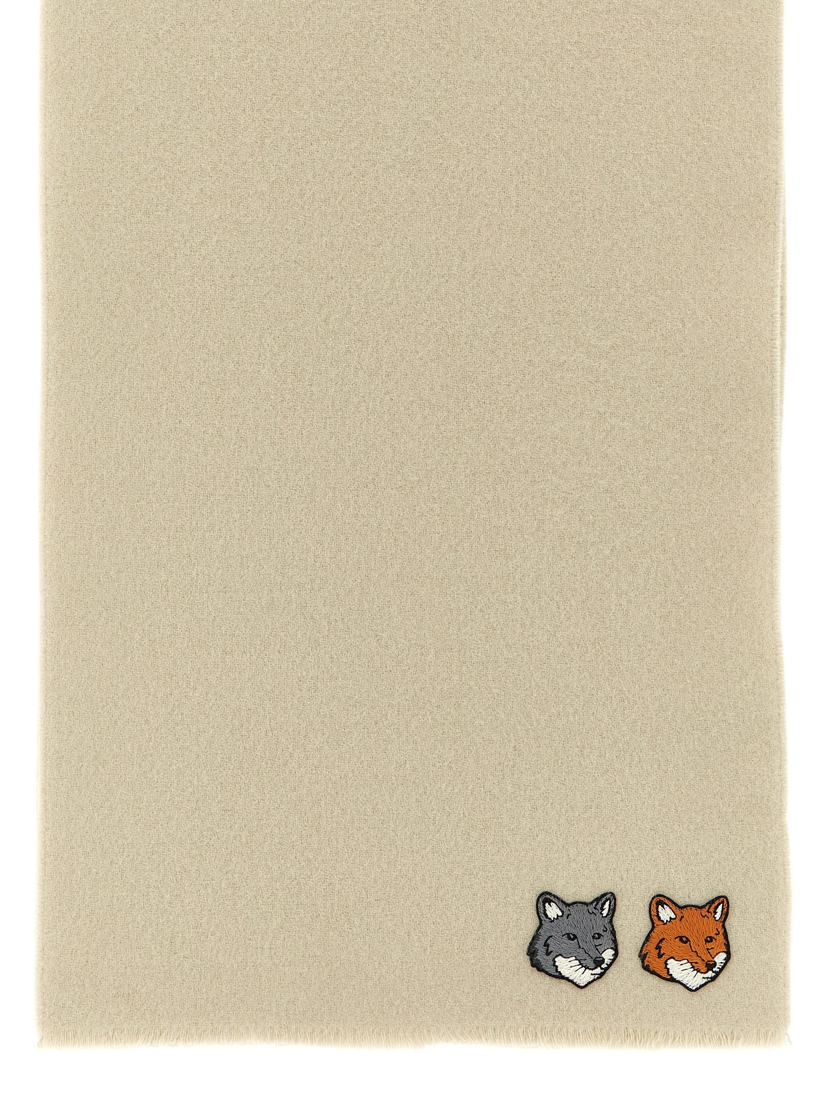 Virgin Wool Women's Scarf - Maison Kitsuné - Modalova