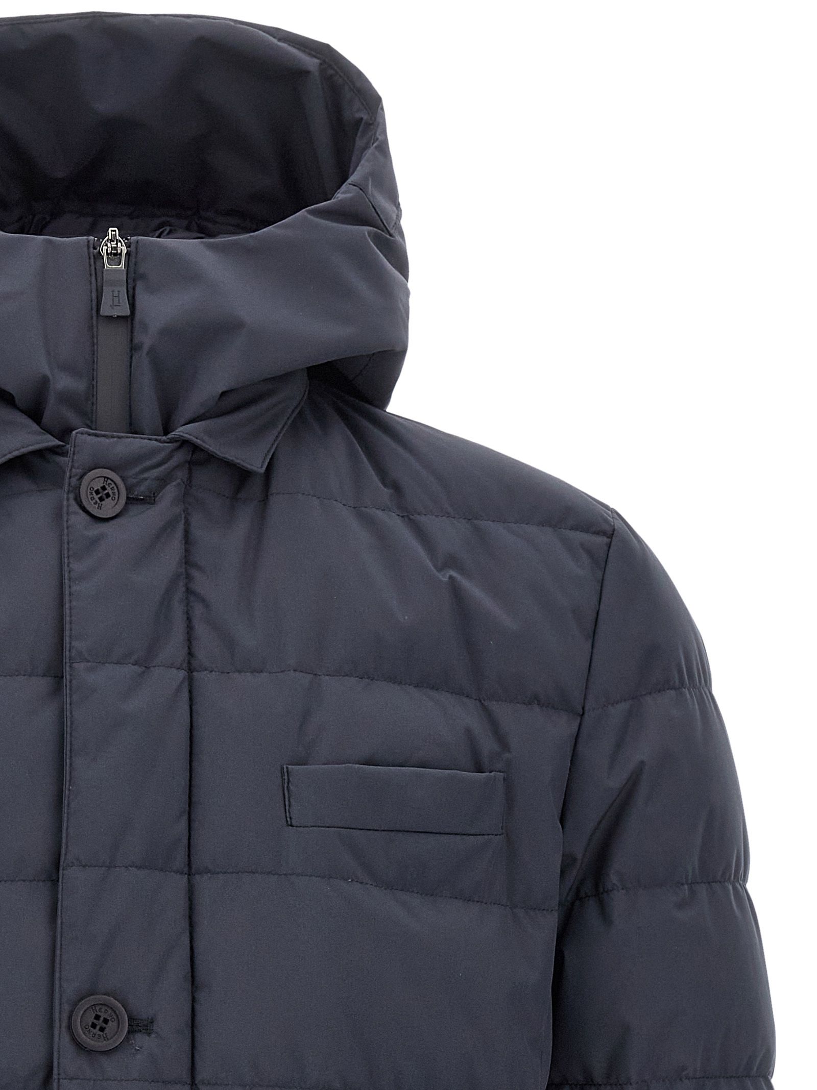 Polyester Full-Length Men's Jacket - Herno - Modalova