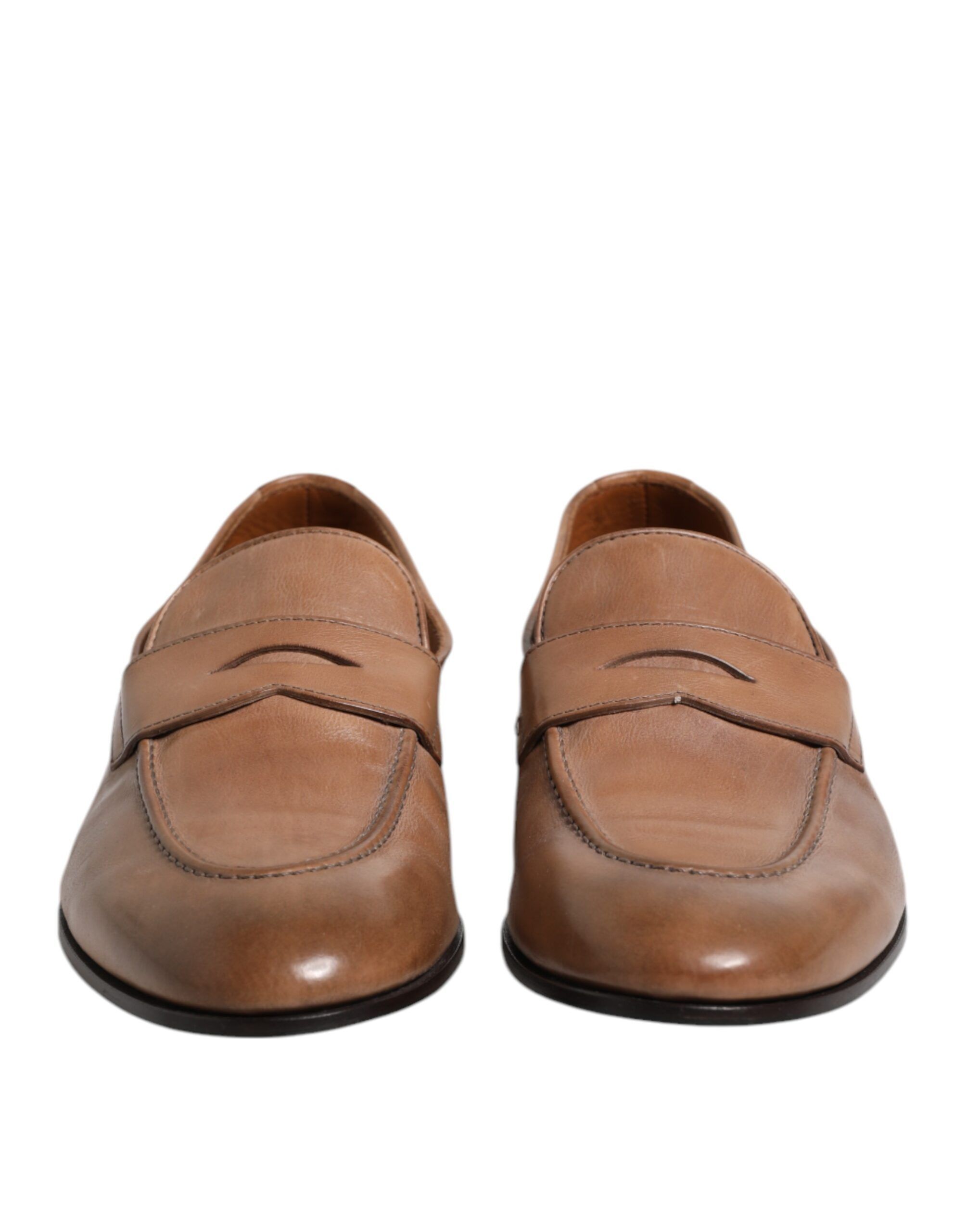 Leather Slip-On Men's Loafers - Brunello Cucinelli - Modalova