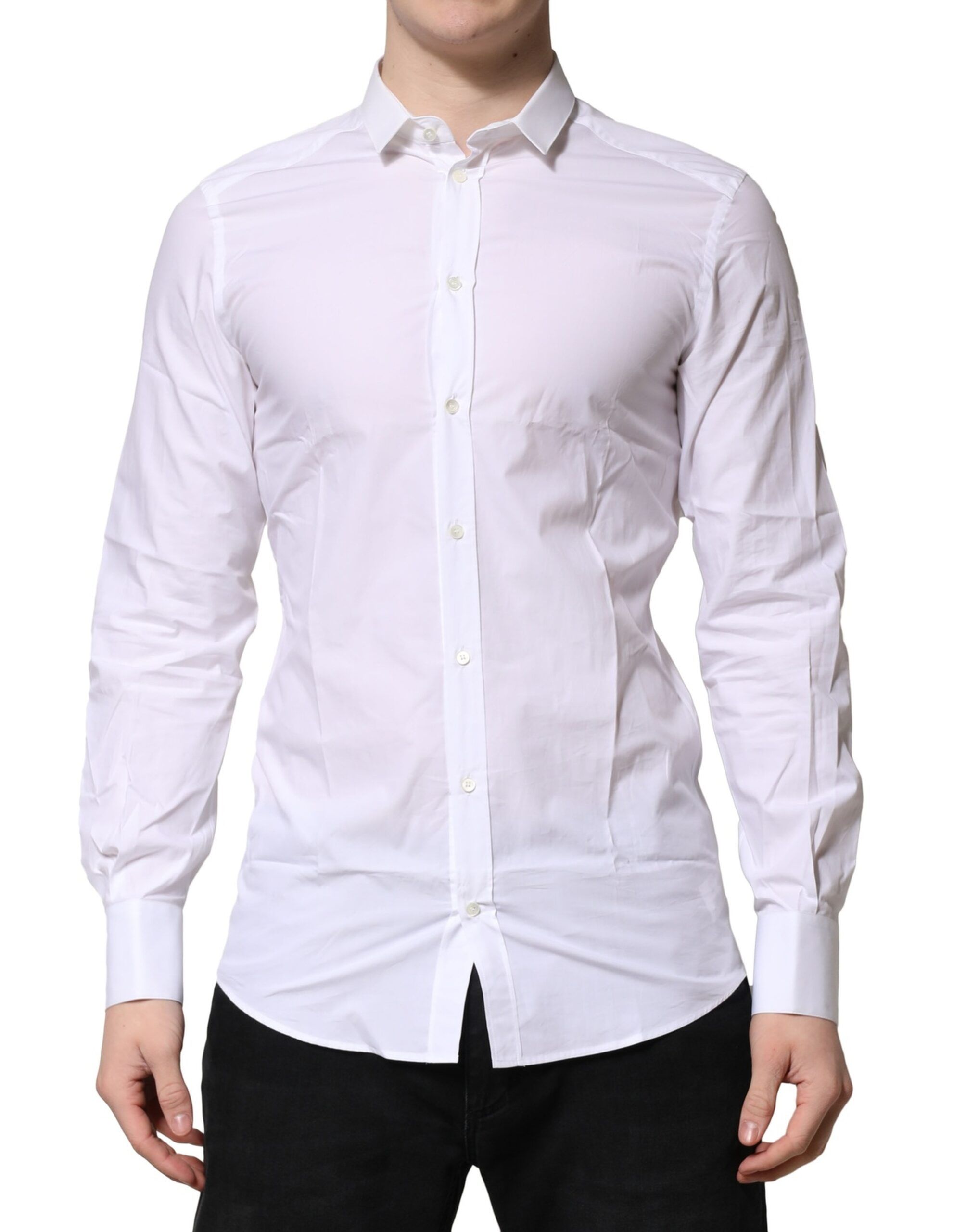 Cotton Dress Men's Shirt - Dolce & Gabbana - Modalova