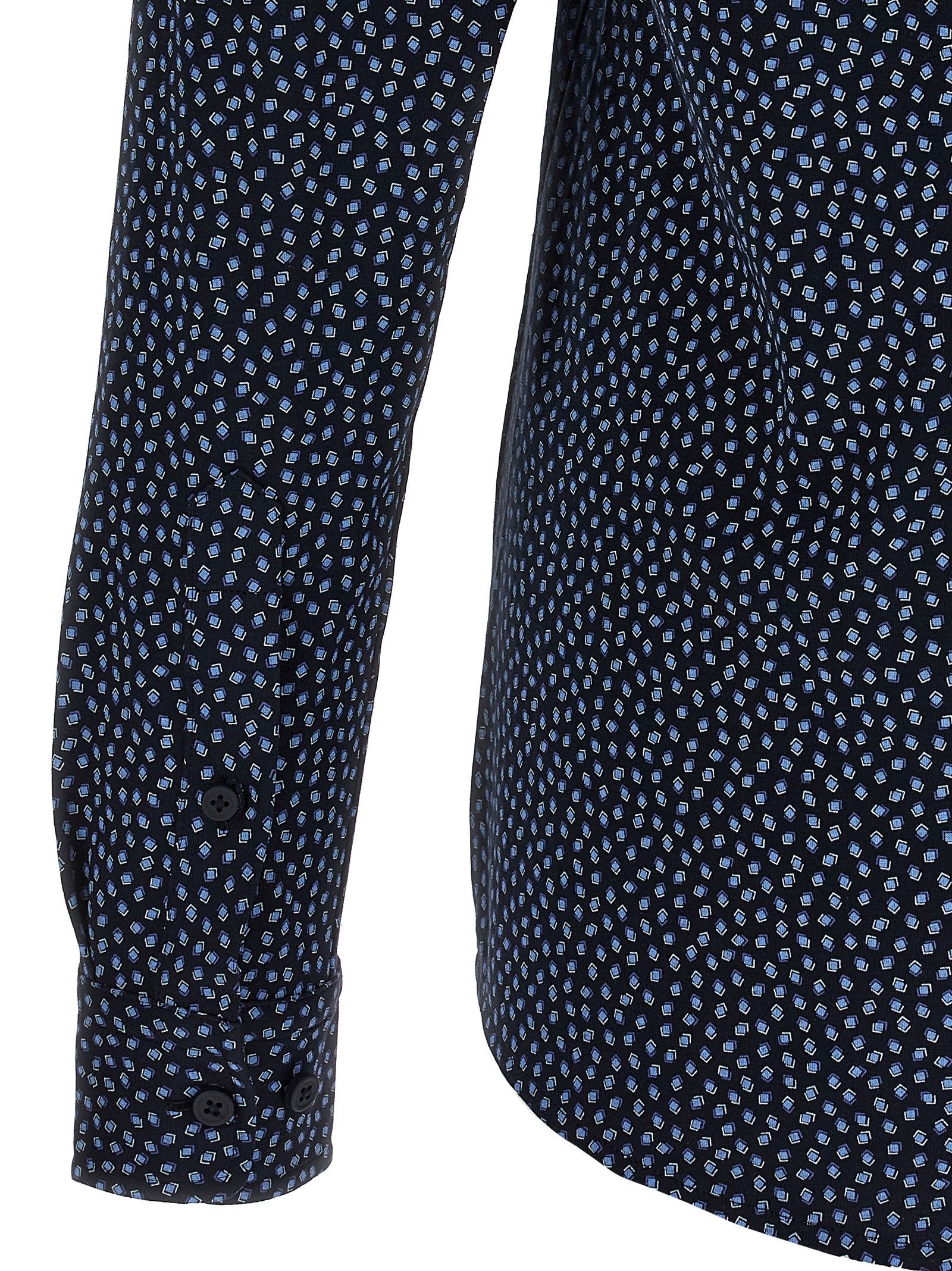Hugo Boss Blue Cotton Men's Blouse - Hugo Boss - Modalova