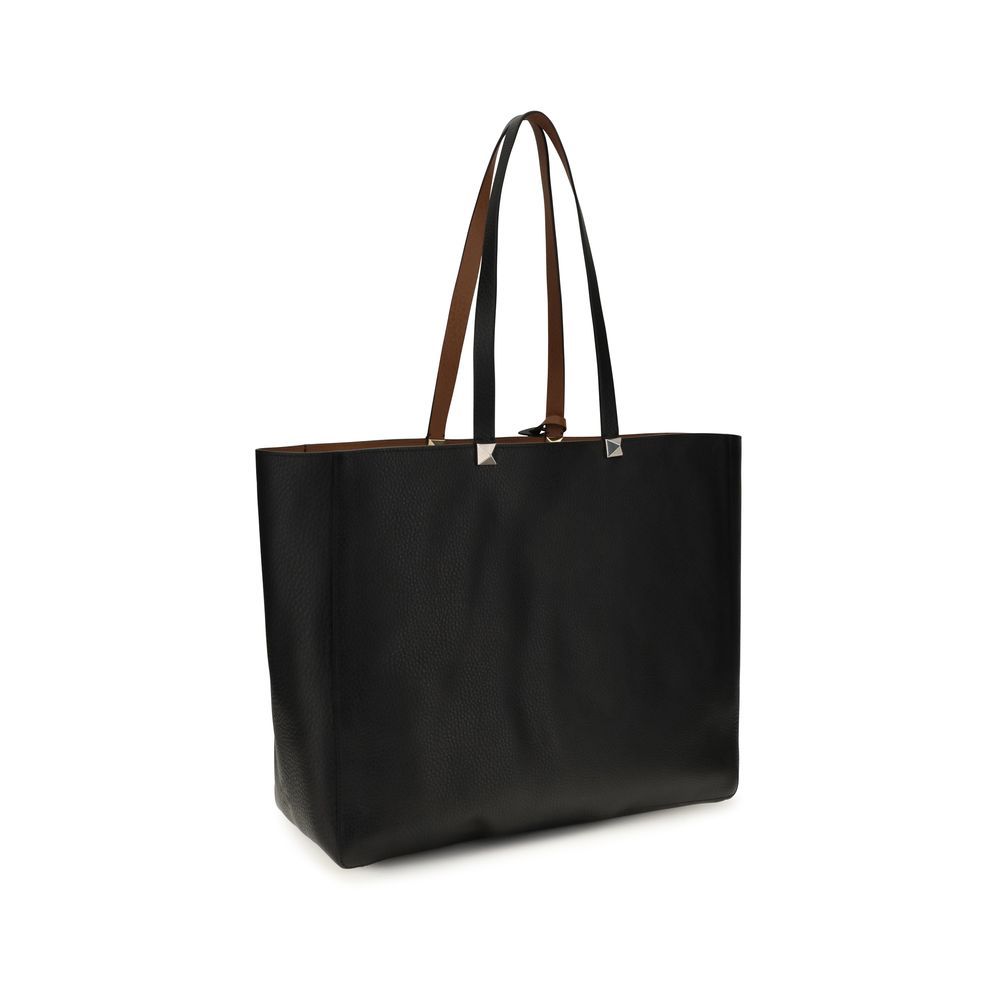 Calf Leather Bos Taurus Shoulder Men's Bag - Valentino Garavani - Modalova