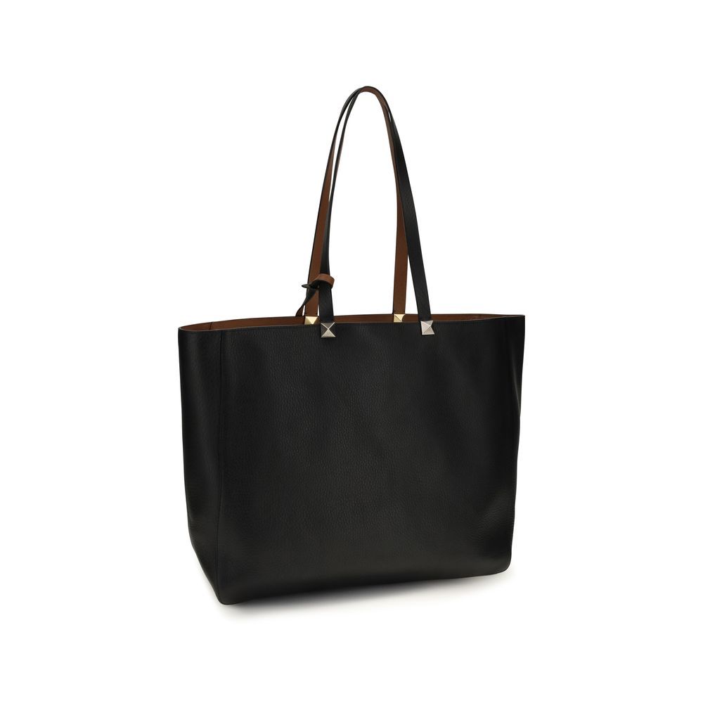 Calf Leather Bos Taurus Shoulder Men's Bag - Valentino Garavani - Modalova