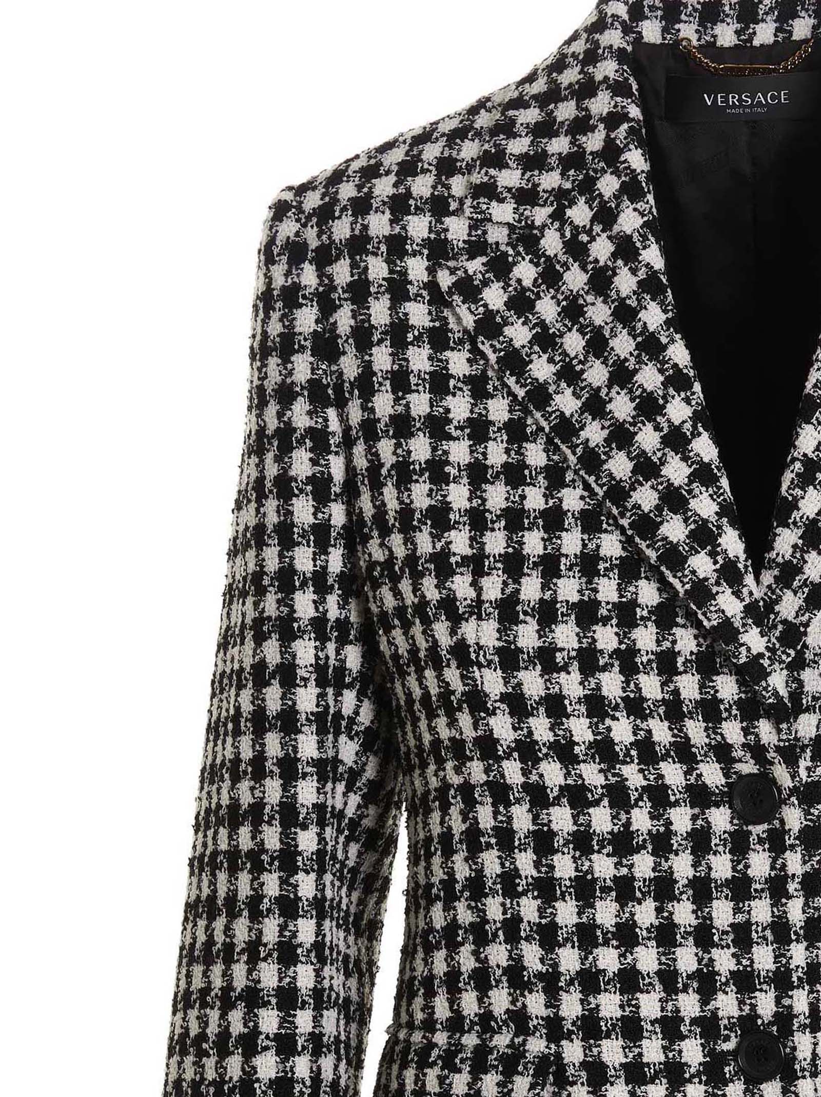Virgin Wool Women's Blazer - Versace - Modalova