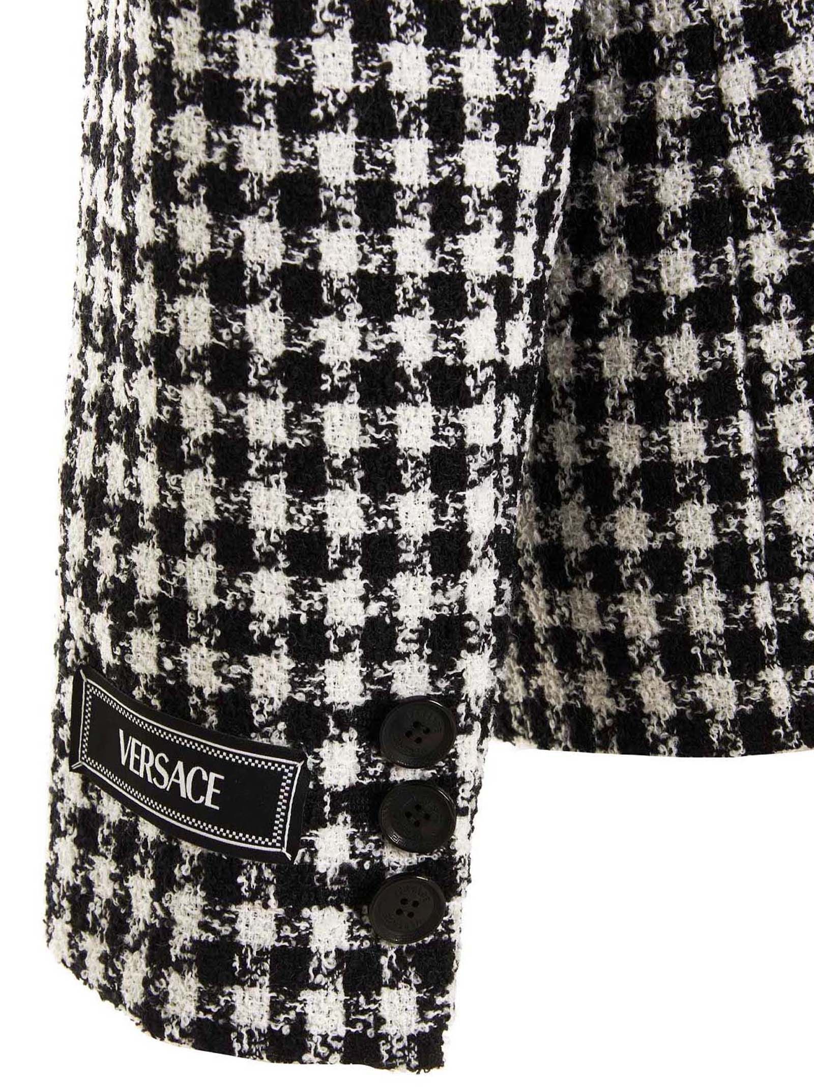 Virgin Wool Women's Blazer - Versace - Modalova
