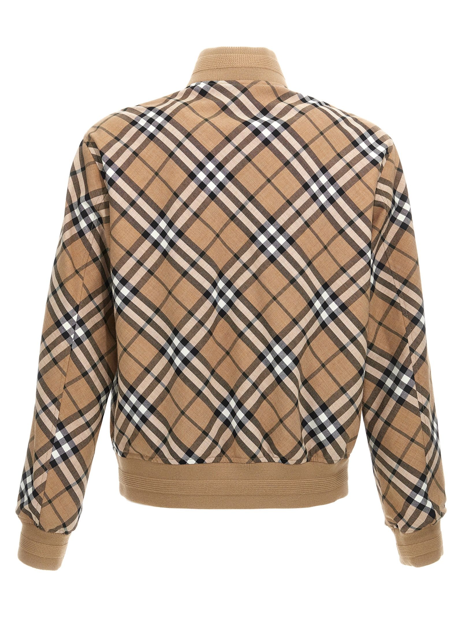Polyester Men's Bomber - Burberry - Modalova