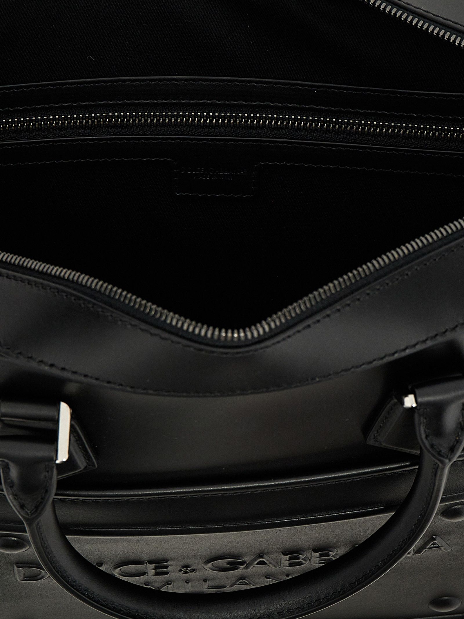 Lamb Leather Tote Men's Bag - Dolce & Gabbana - Modalova