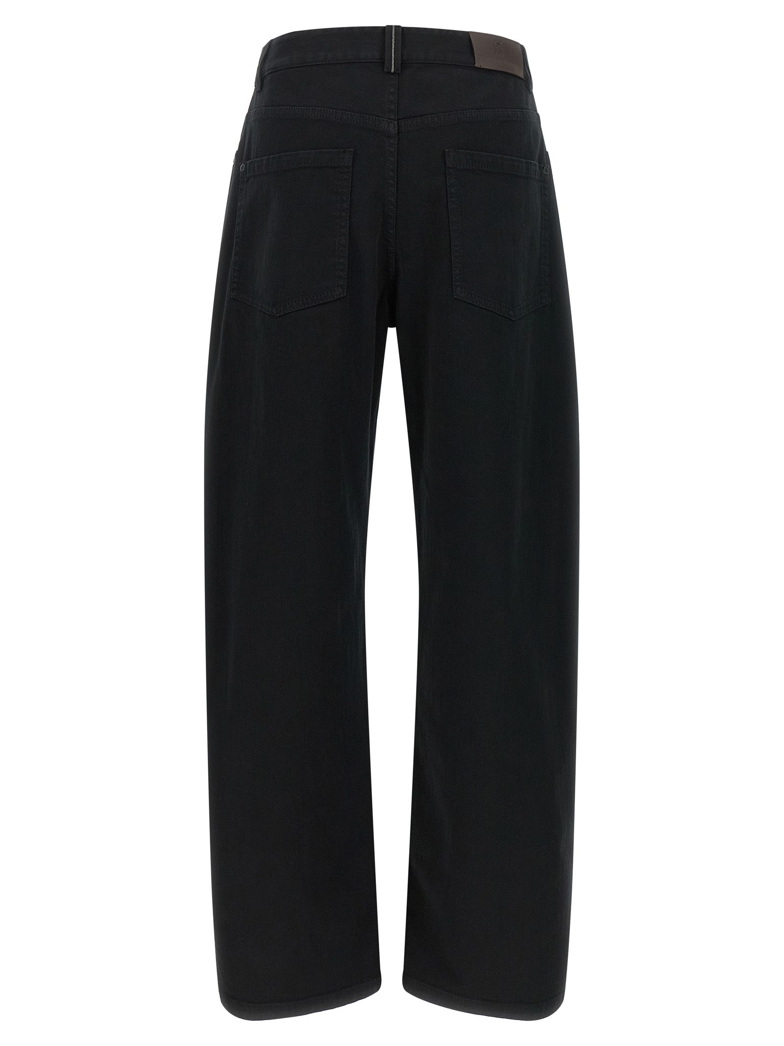 Cotton High-Waisted Women's Jean - Brunello Cucinelli - Modalova